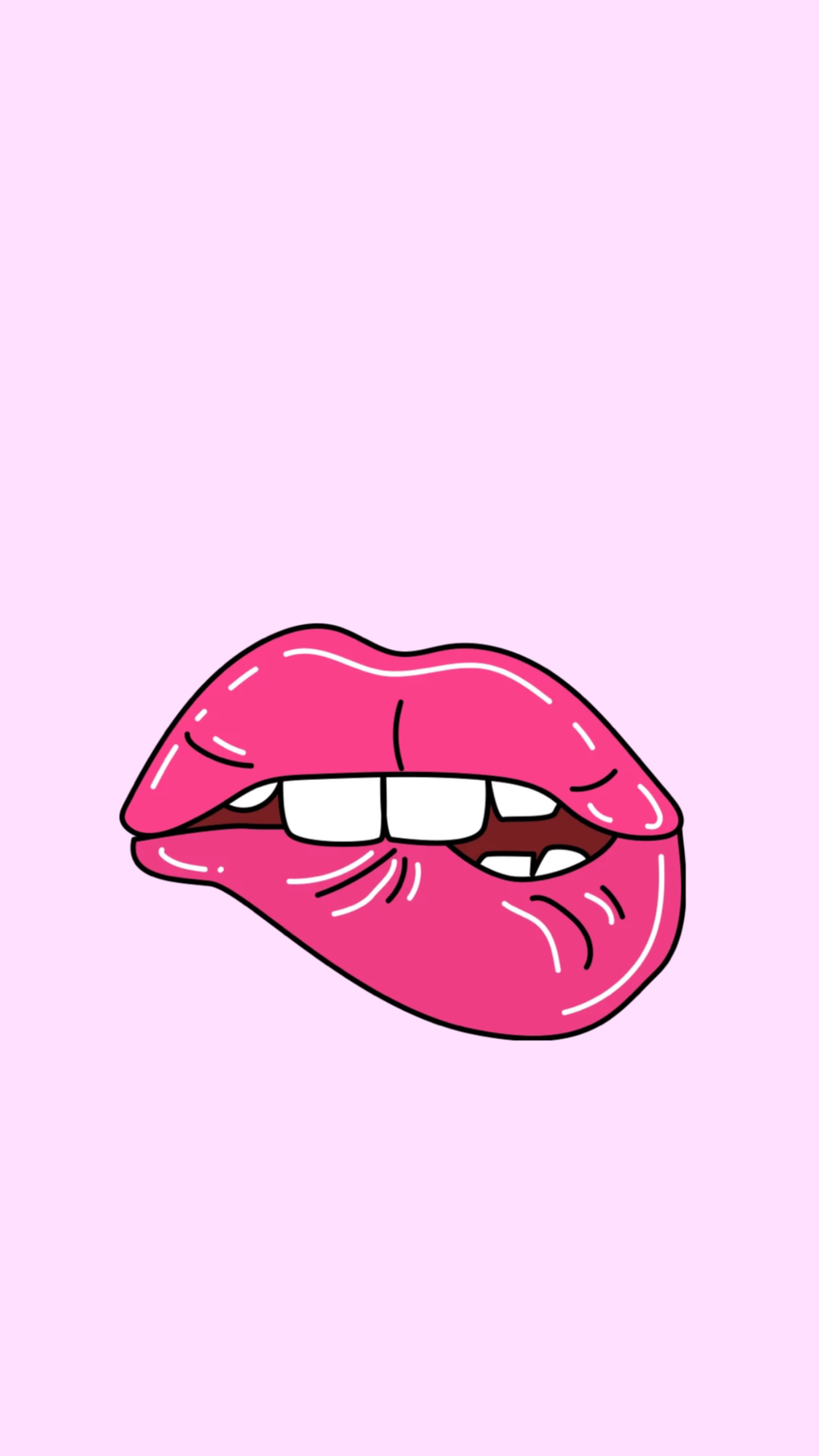 pink lips tumblr wallpaper