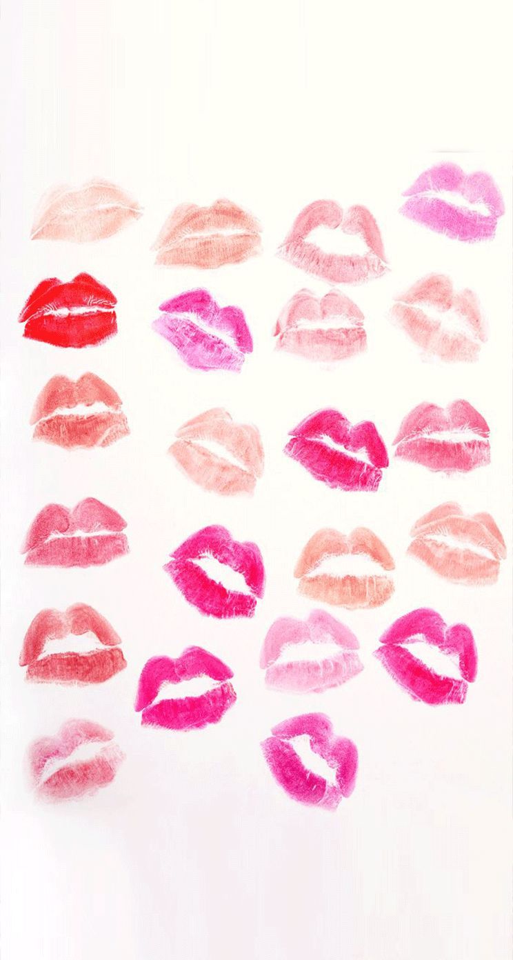 pink lips tumblr wallpaper