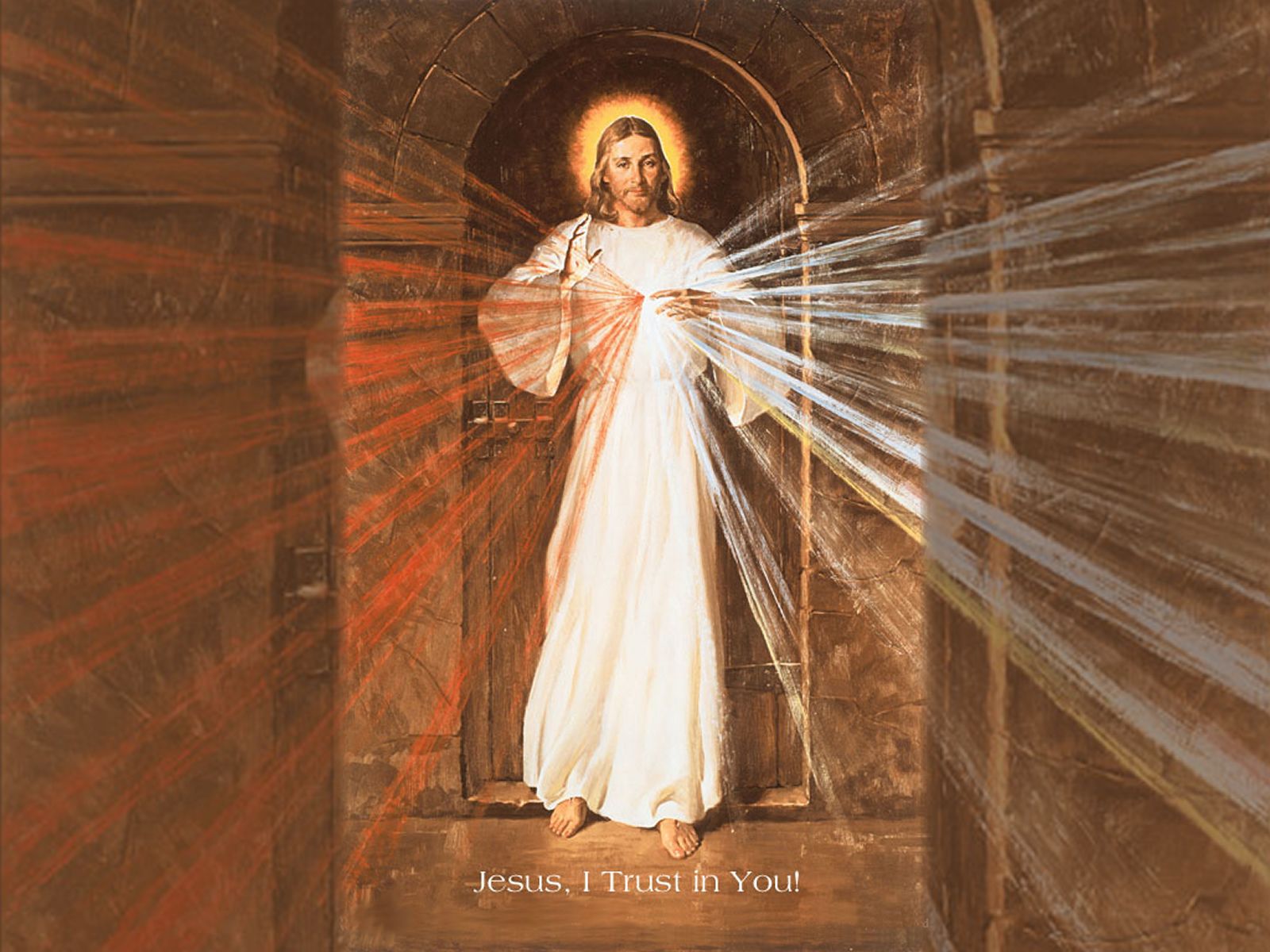 Download the Skemp Divine Mercy Image Wallpaper. The Divine Mercy
