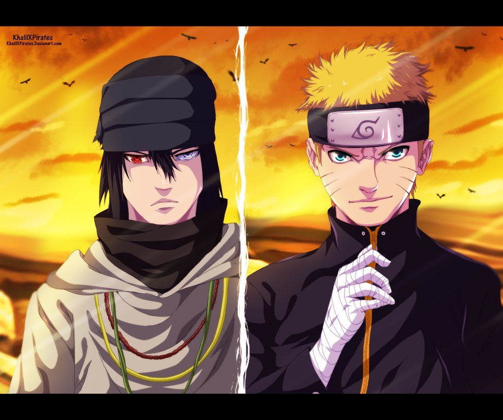 Naruto, Sasuke (The Last) and Kaguya vs Goku and Vegeta