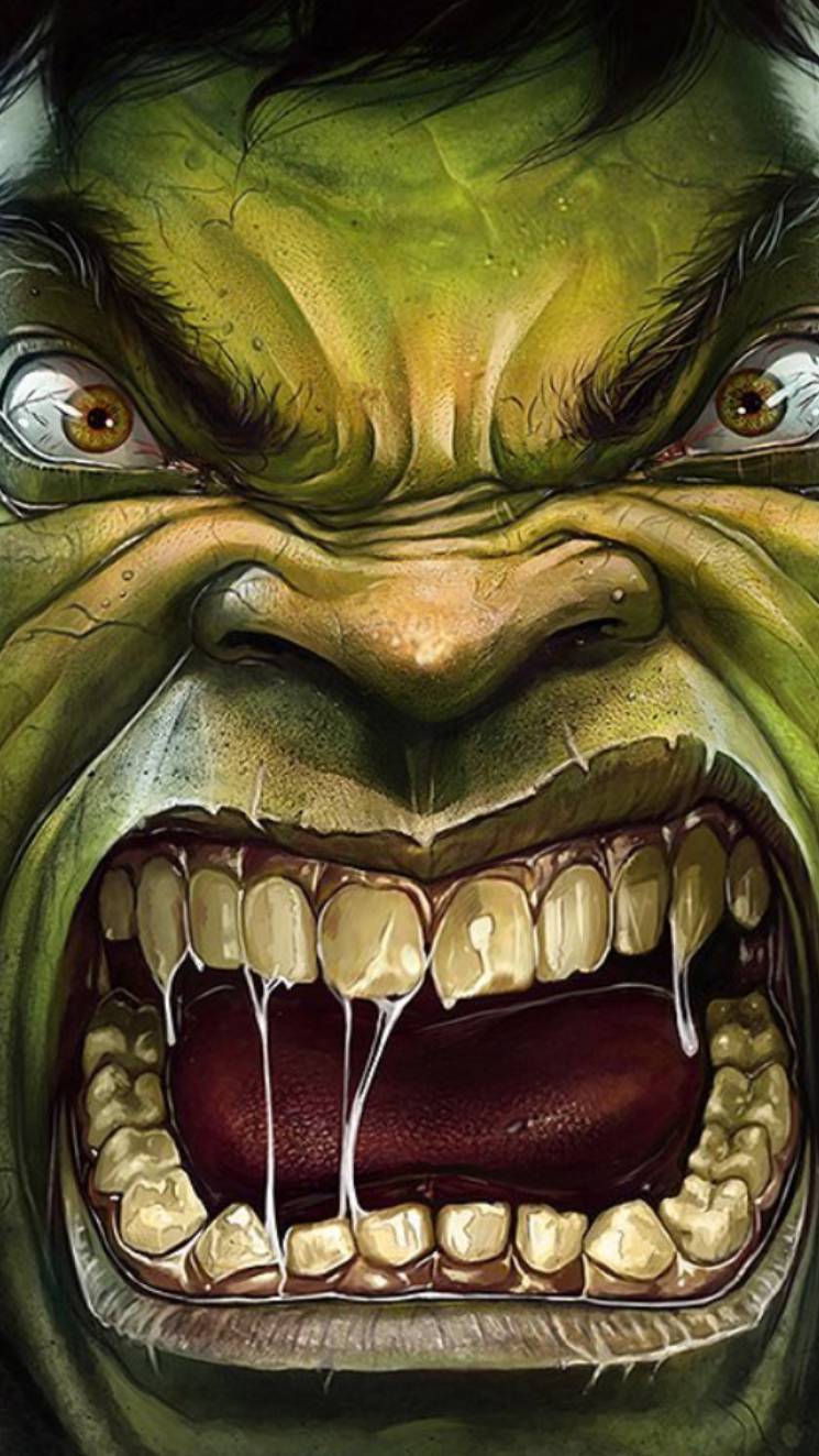 The Angry Hulk Wallpaper .phonewallpaper.net