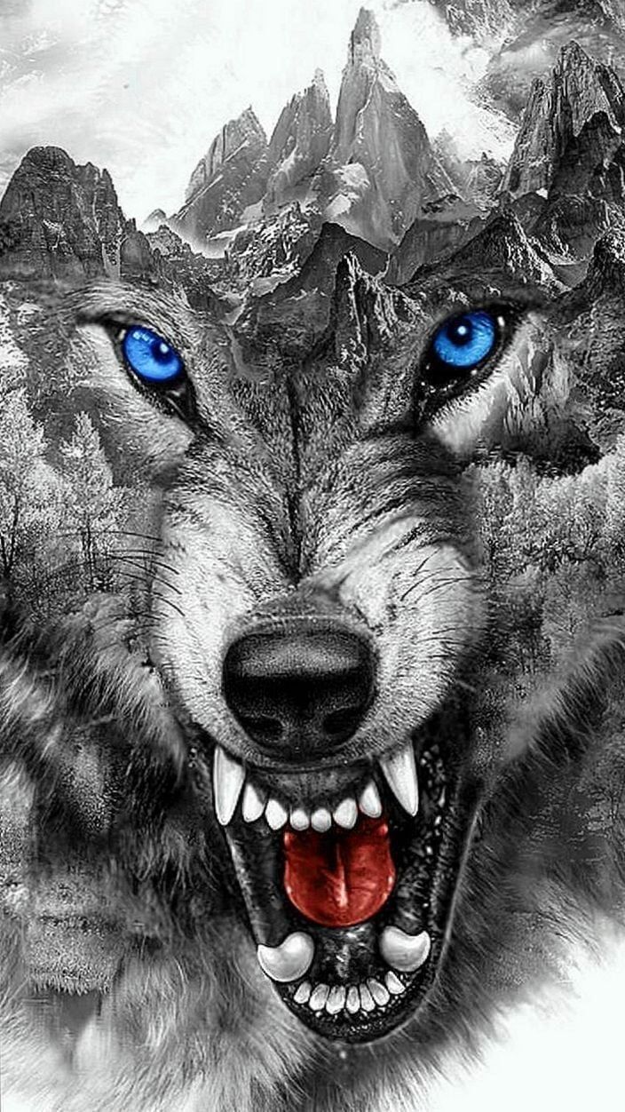 Angry Wolf Wallpaper Free Angry Wolf Background