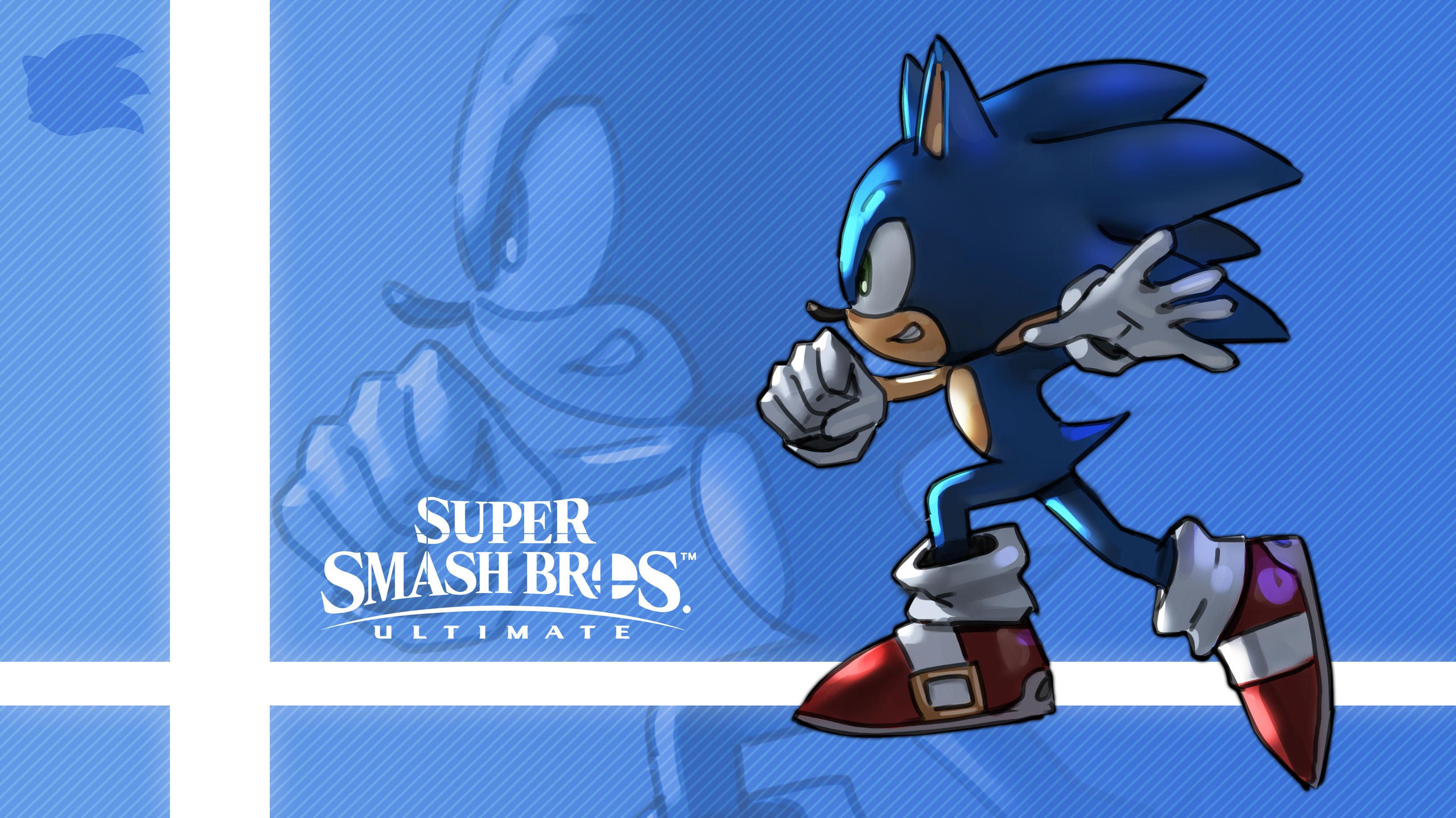 Sonic In Super Smash Bros. Ultimate HD Wallpaper. Background