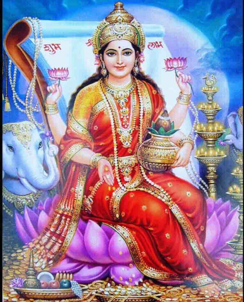 Radhe Maa Ganesha Lakshmi Devi Laxmi Pooja, PNG, 1074x1329px