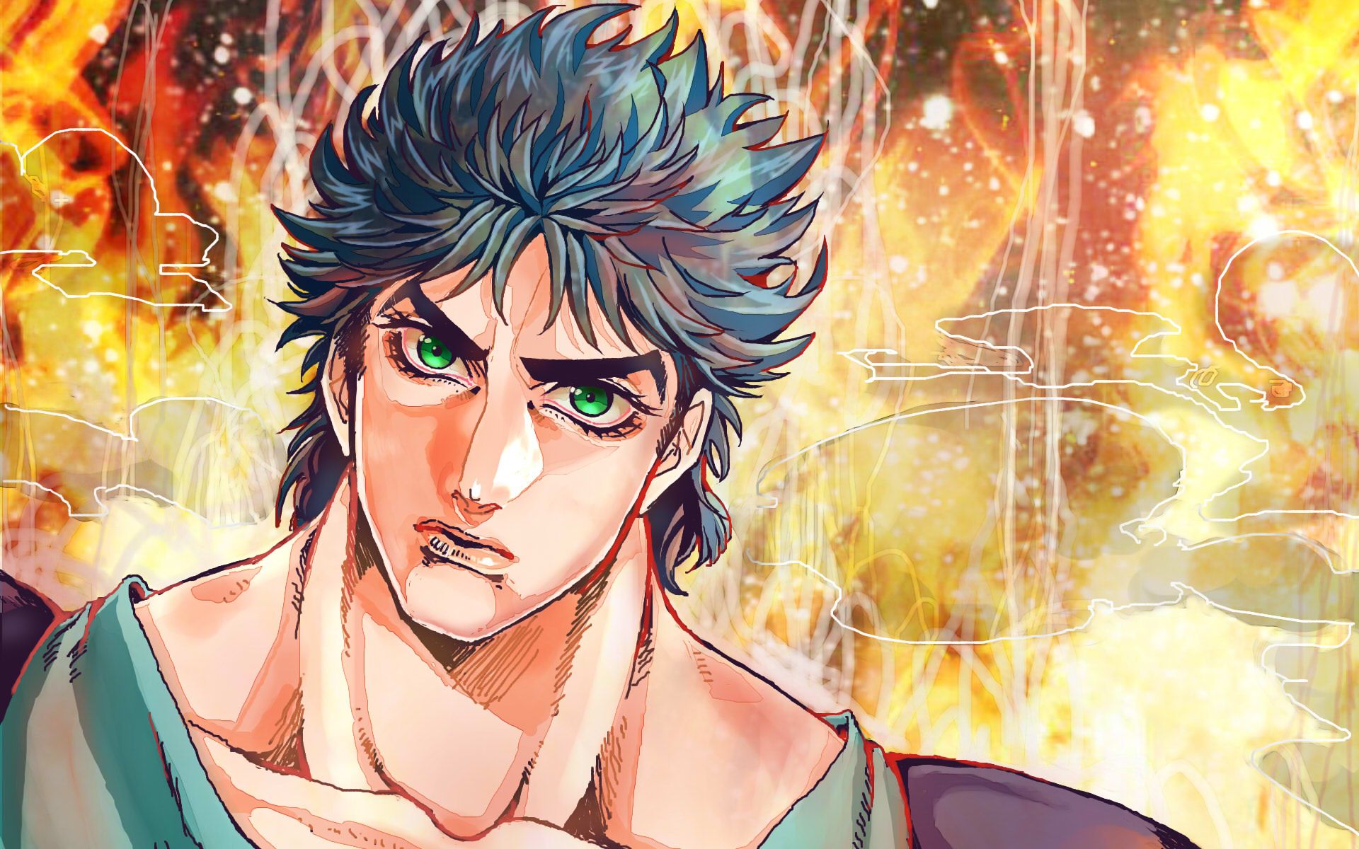 Download wallpaper Jonathan Joestar, protagonist, Phantom Blood