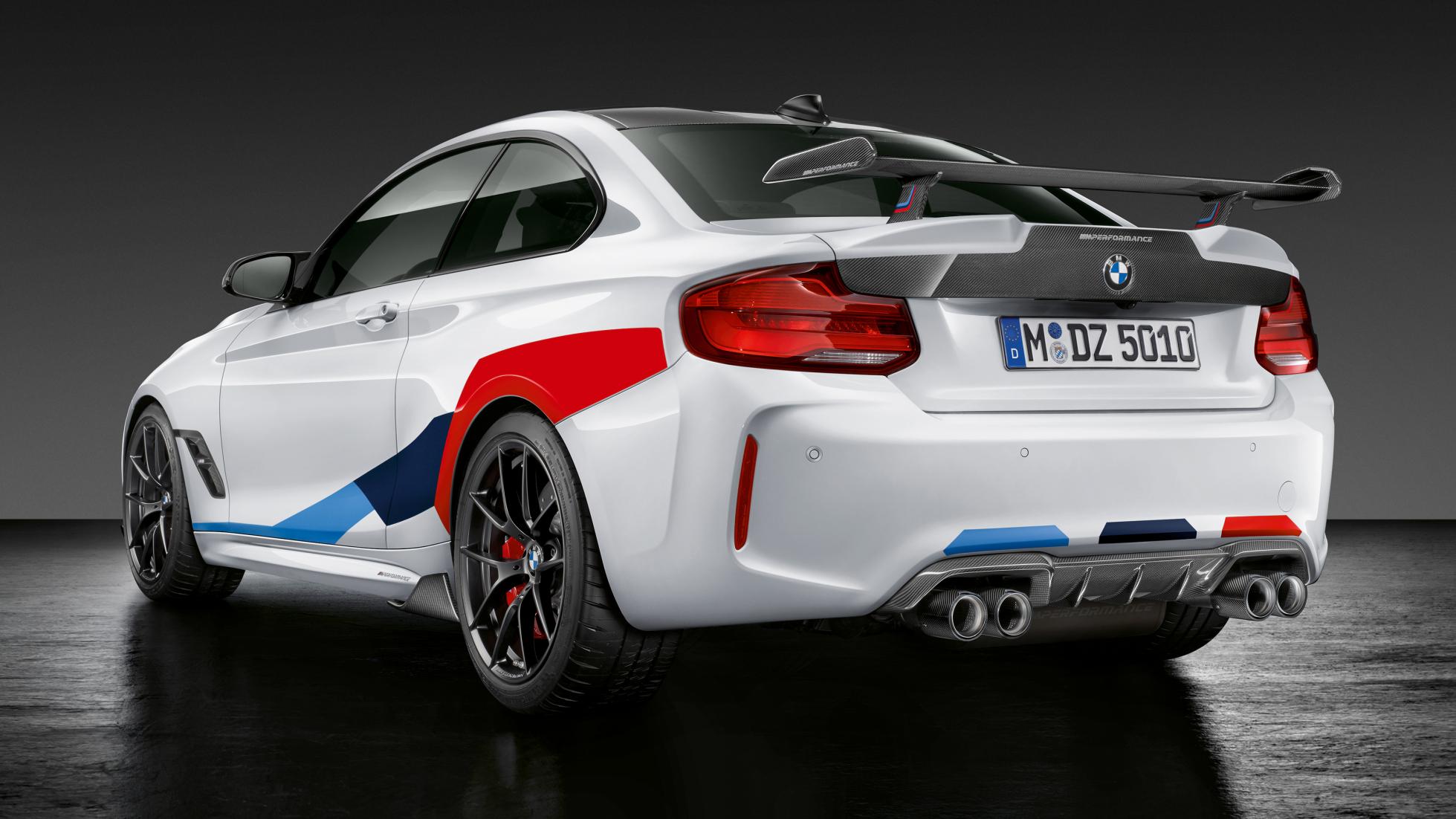 BMW M2 Competition Car Back View Photo Wallpaper