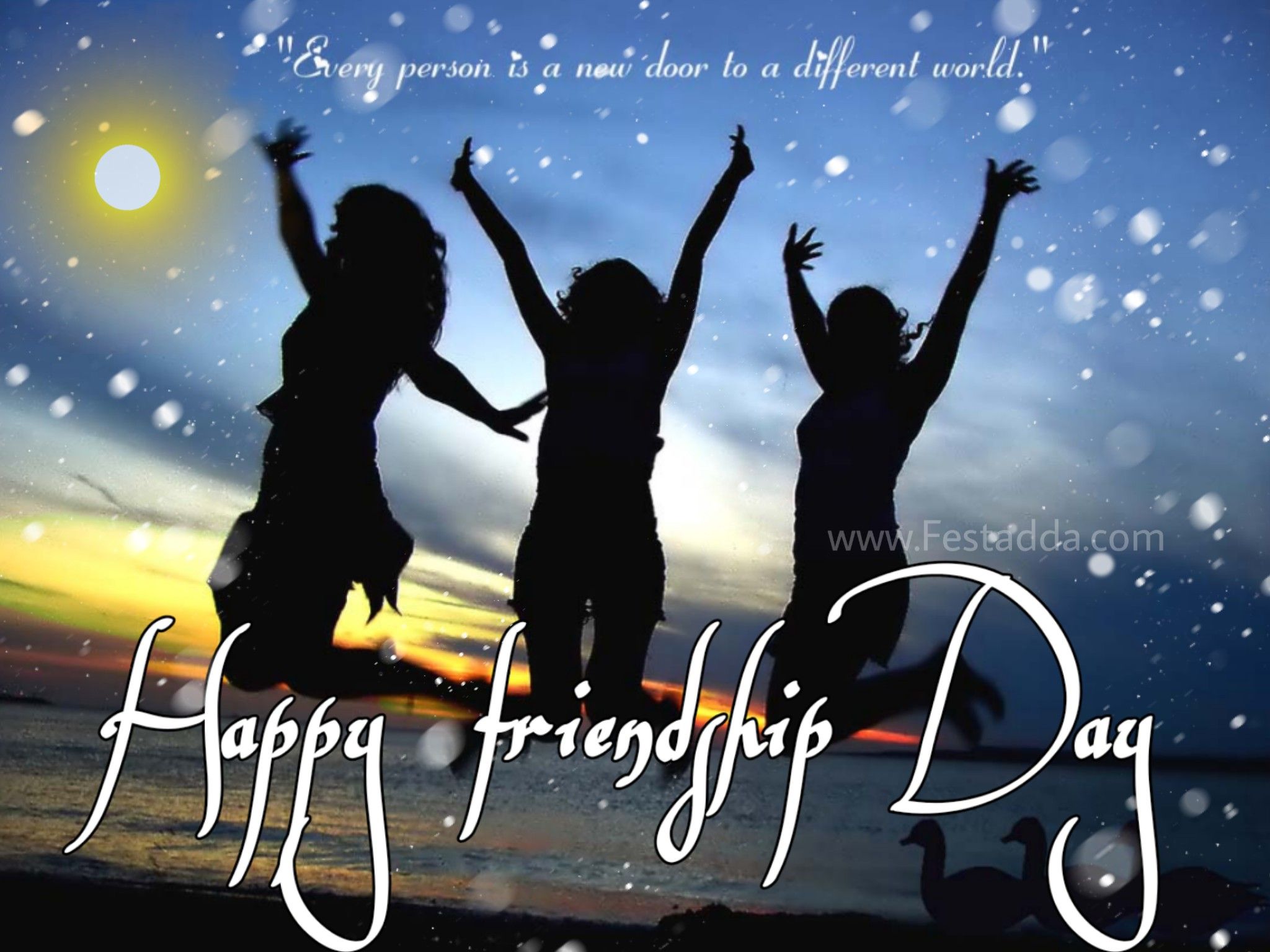 Three Girl Best Friends Quotes Wallpaper