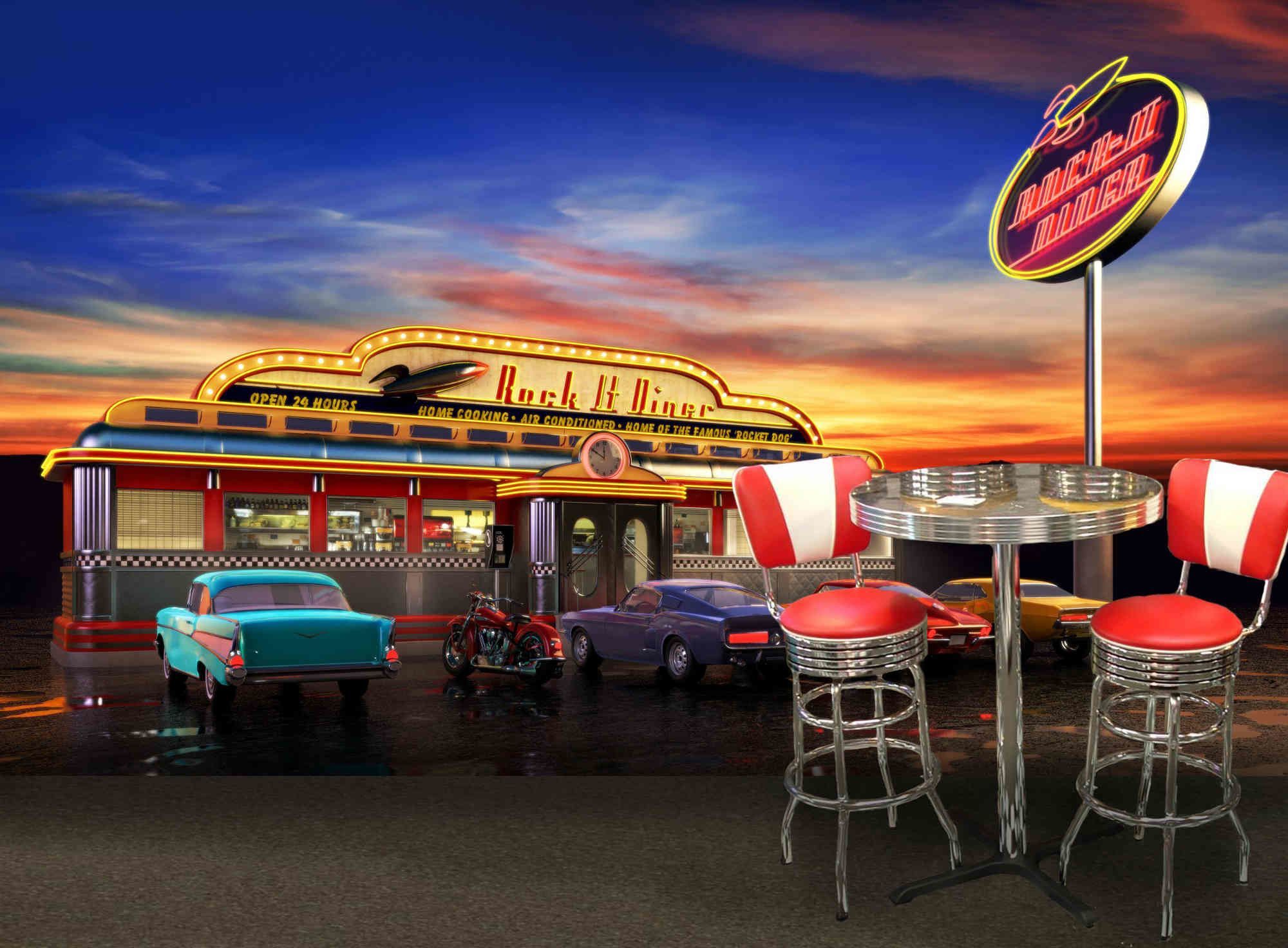 90s Restaurant Aesthetic Wallpapers Wallpaper Cave