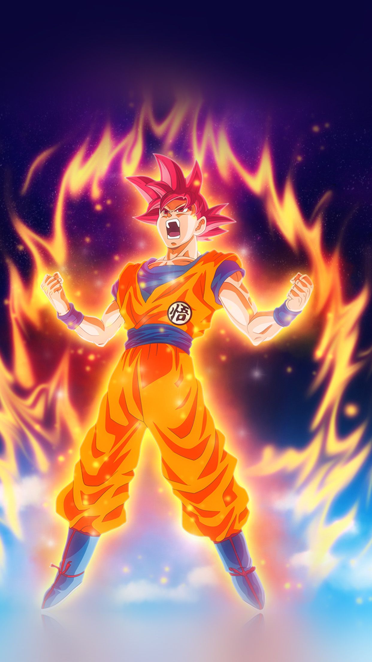 Dragon Ball Fire Art Illustration Hero Anime Wallpaper