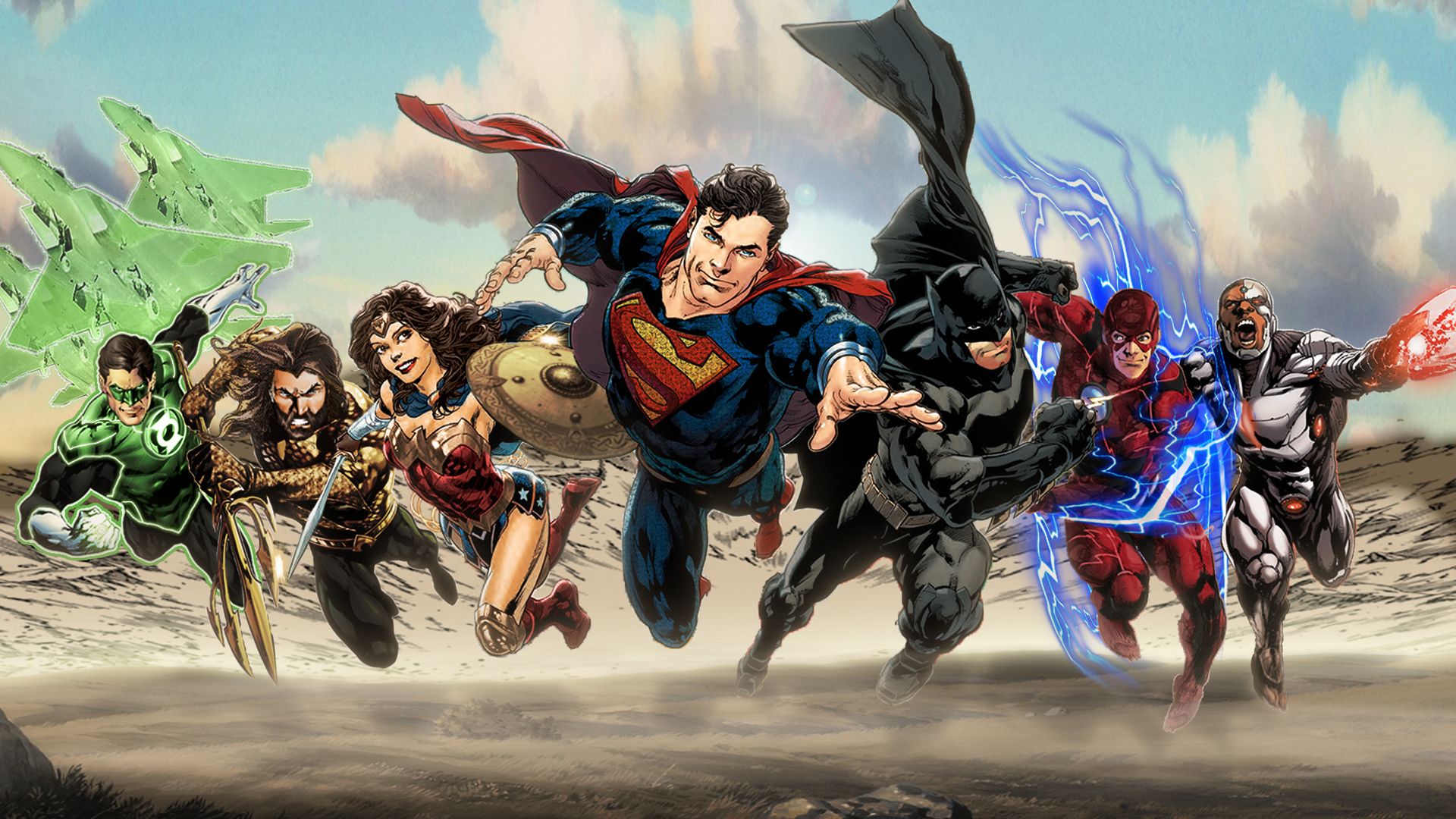 Justice League Superheroes Art Laptop Full HD 1080P HD