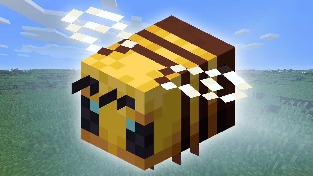 Minecraft snapshot 1.15 bees #minecraft #minecraftbees