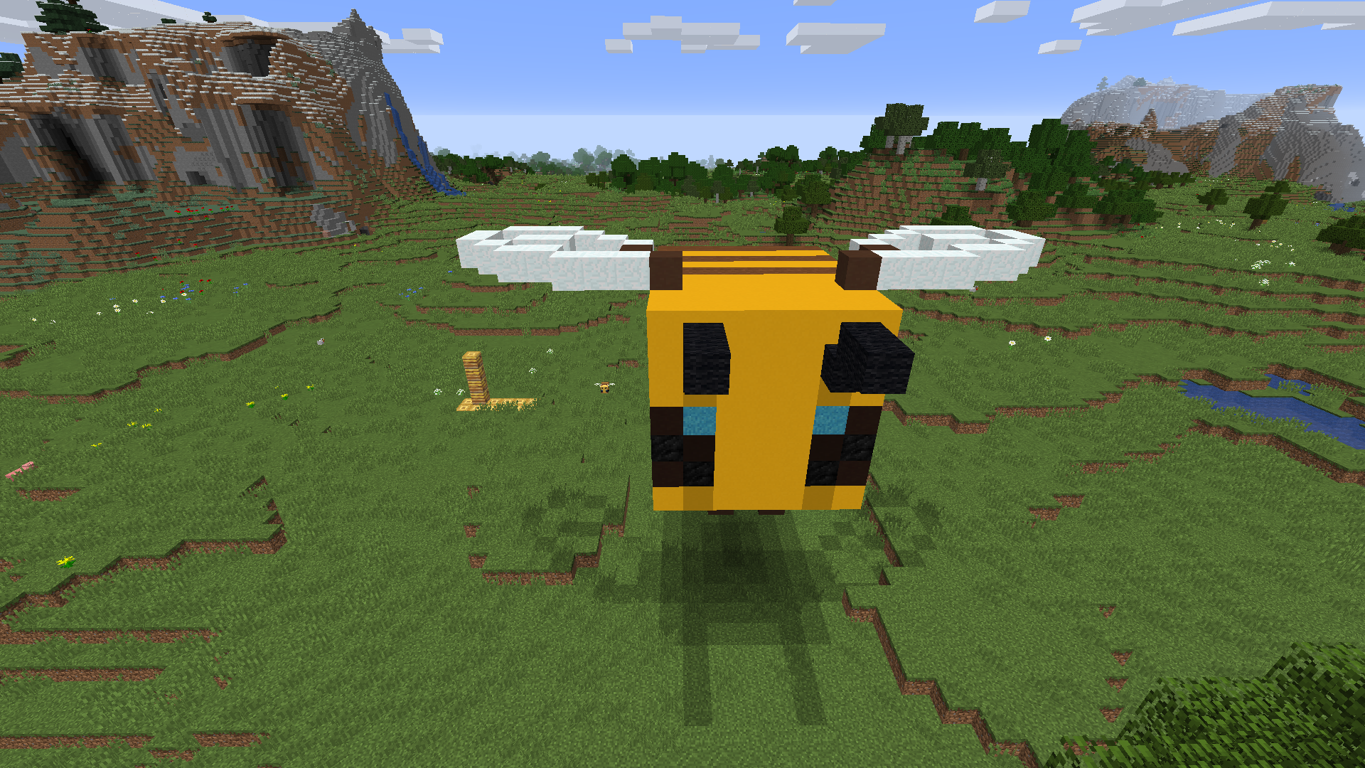I built this statue of the bee!
