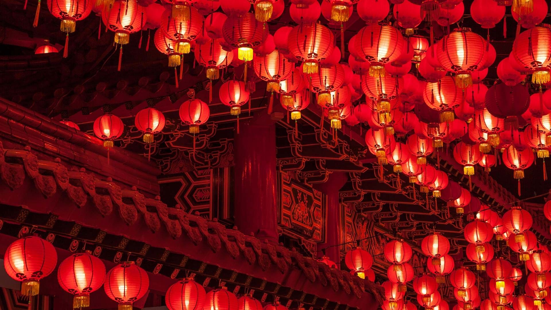 Chinese Lantern Wallpaper