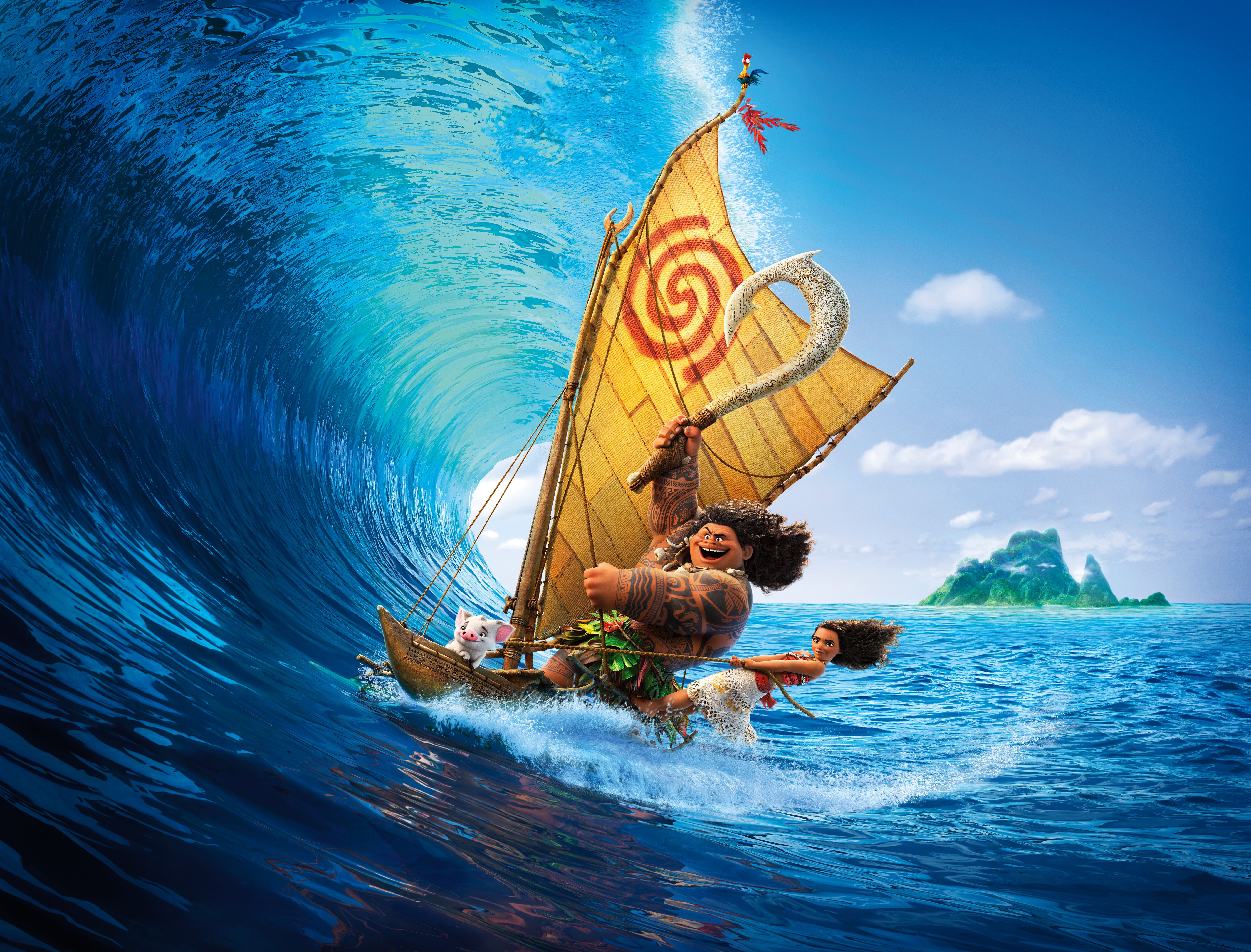 Moana Disney Animation HD 8k Wallpaper