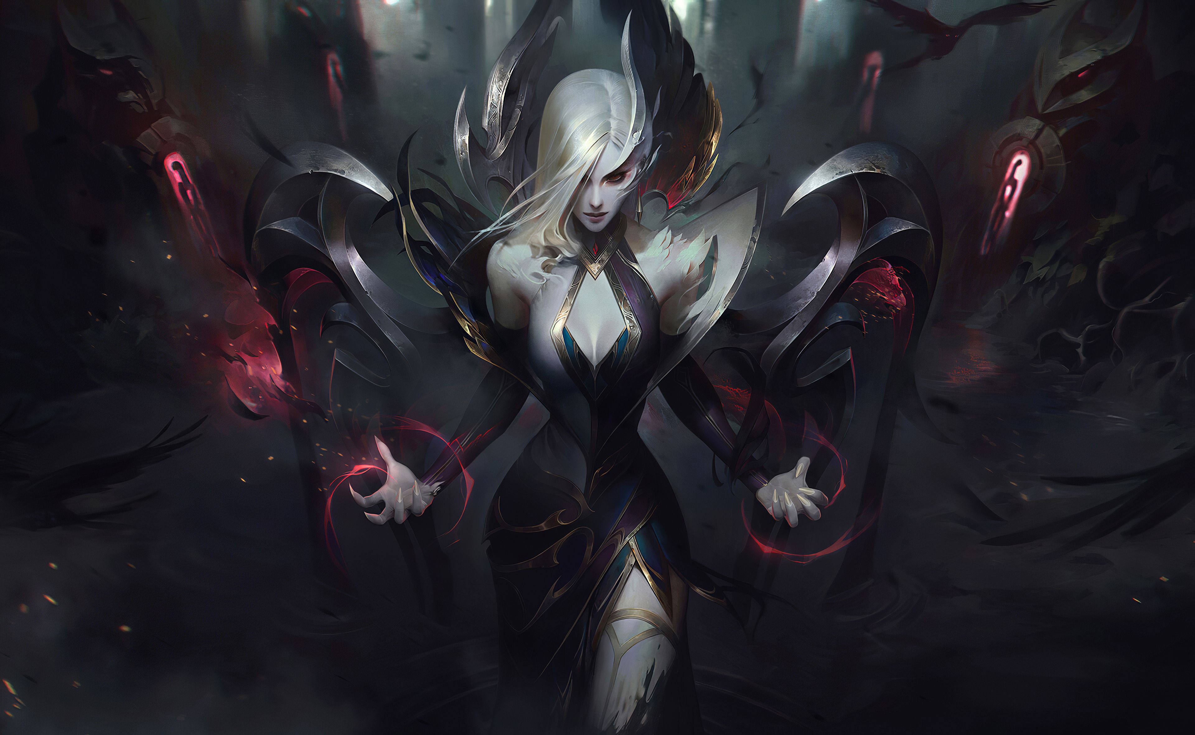 Steam Workshop::Coven Akali League of Legends LoL Animated Wallpaper