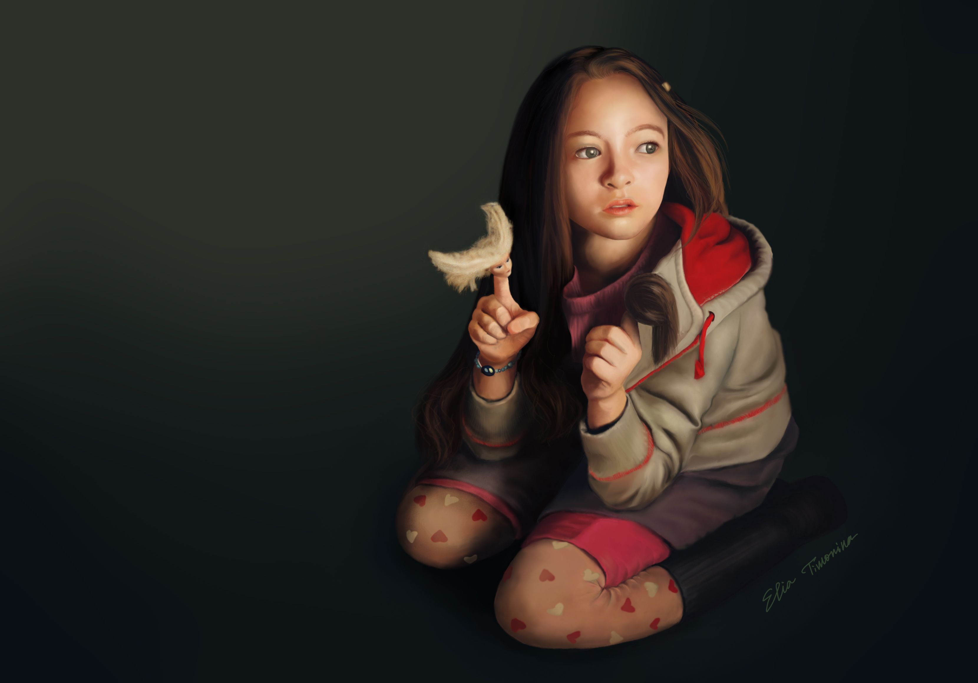 Desktop Wallpaper Little girls Jodelle Ferland, Tideland 3320x2320