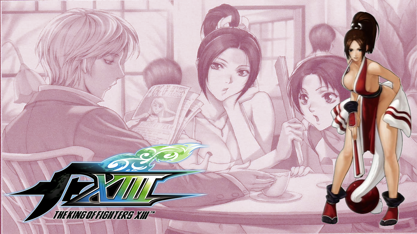 Free download Mai Shiranui versin King of Fighters XIII 1366x768