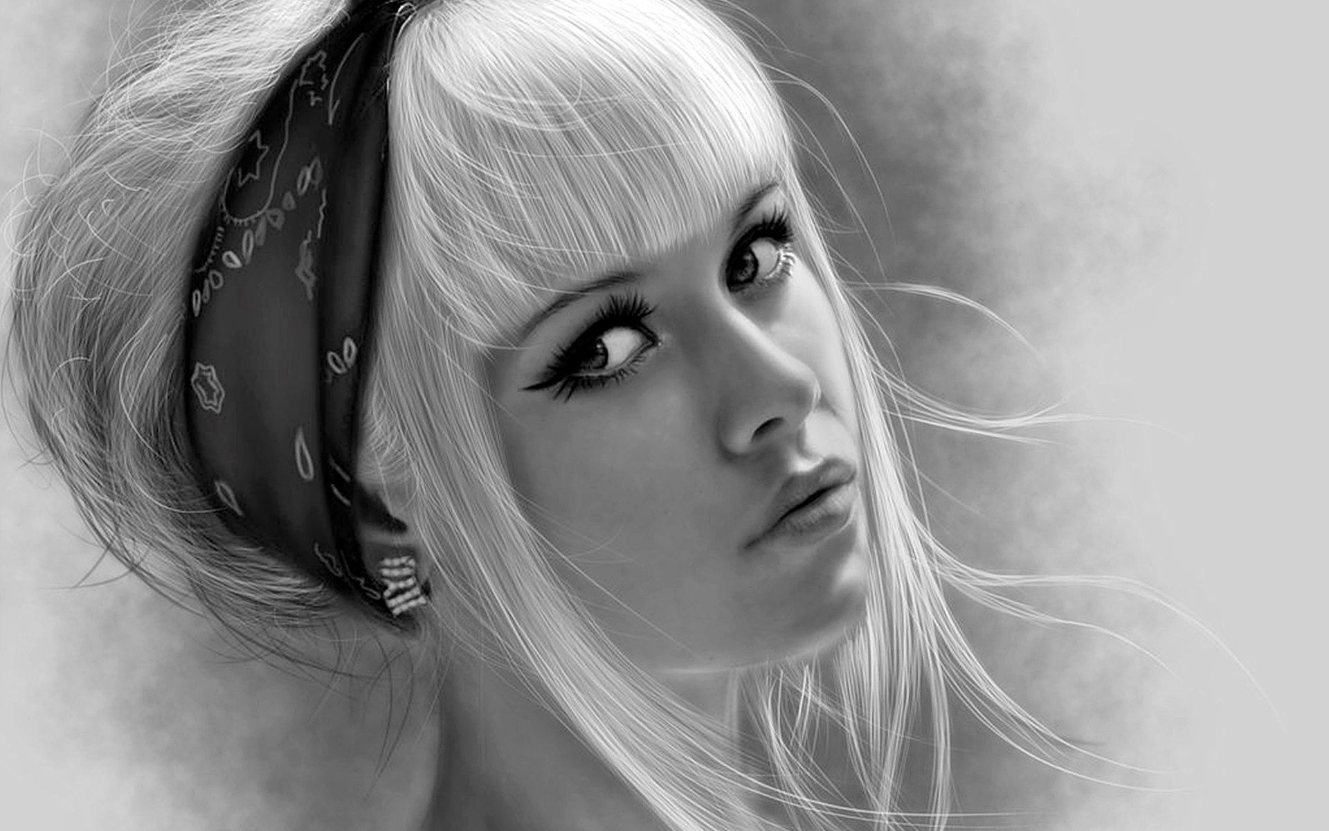 drawing, women, artistic, Pencil wallpaper