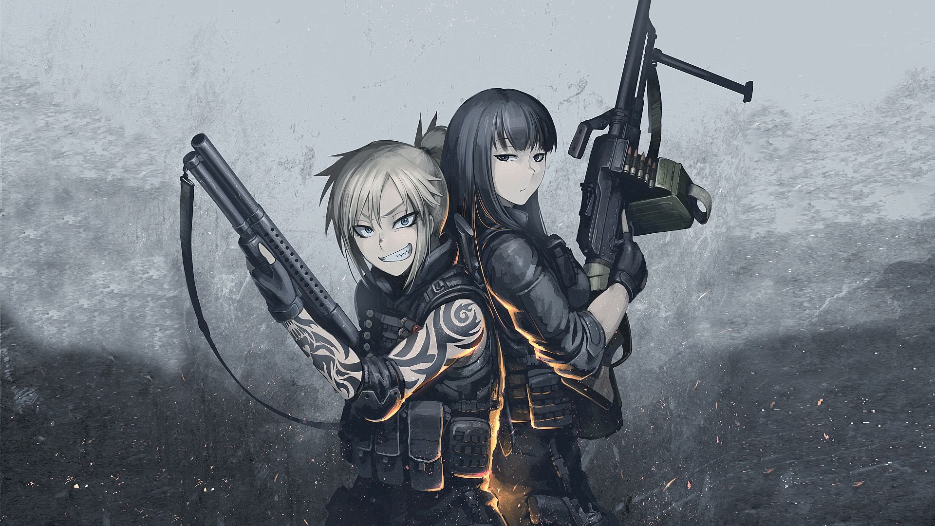 Best Of Anime Wallpaper HD 1920x1080 Guns