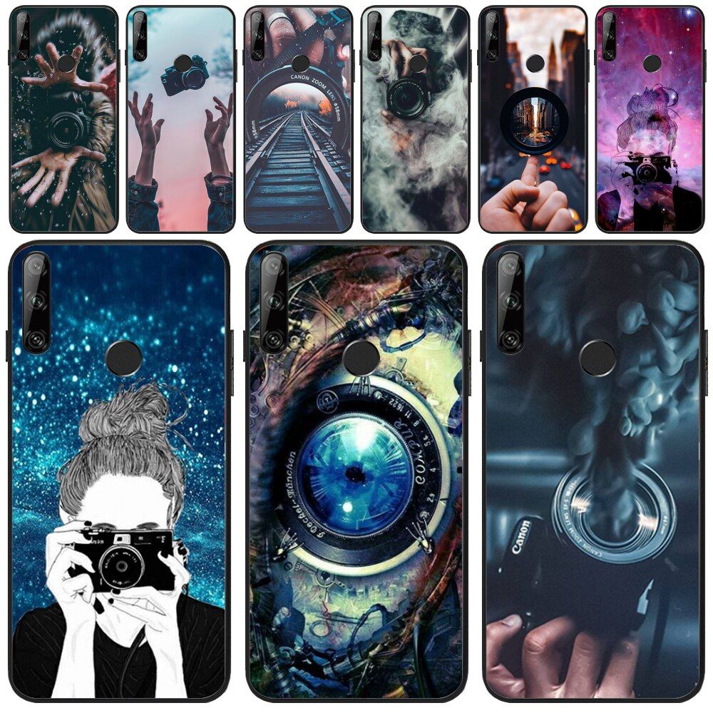 BaweiTE Camera wallpaper DIY Painted Bling Phone Case For Huawei