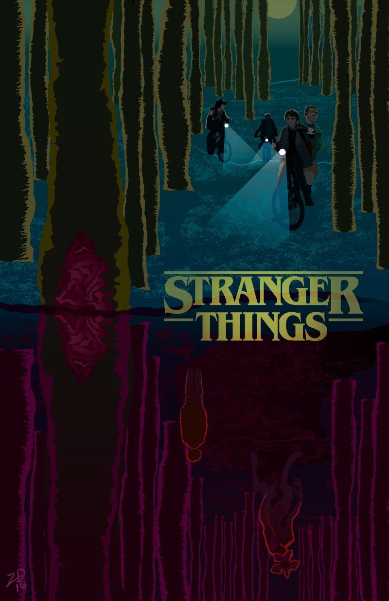 Wallpaper iPhone Stranger Things Poster Season 3