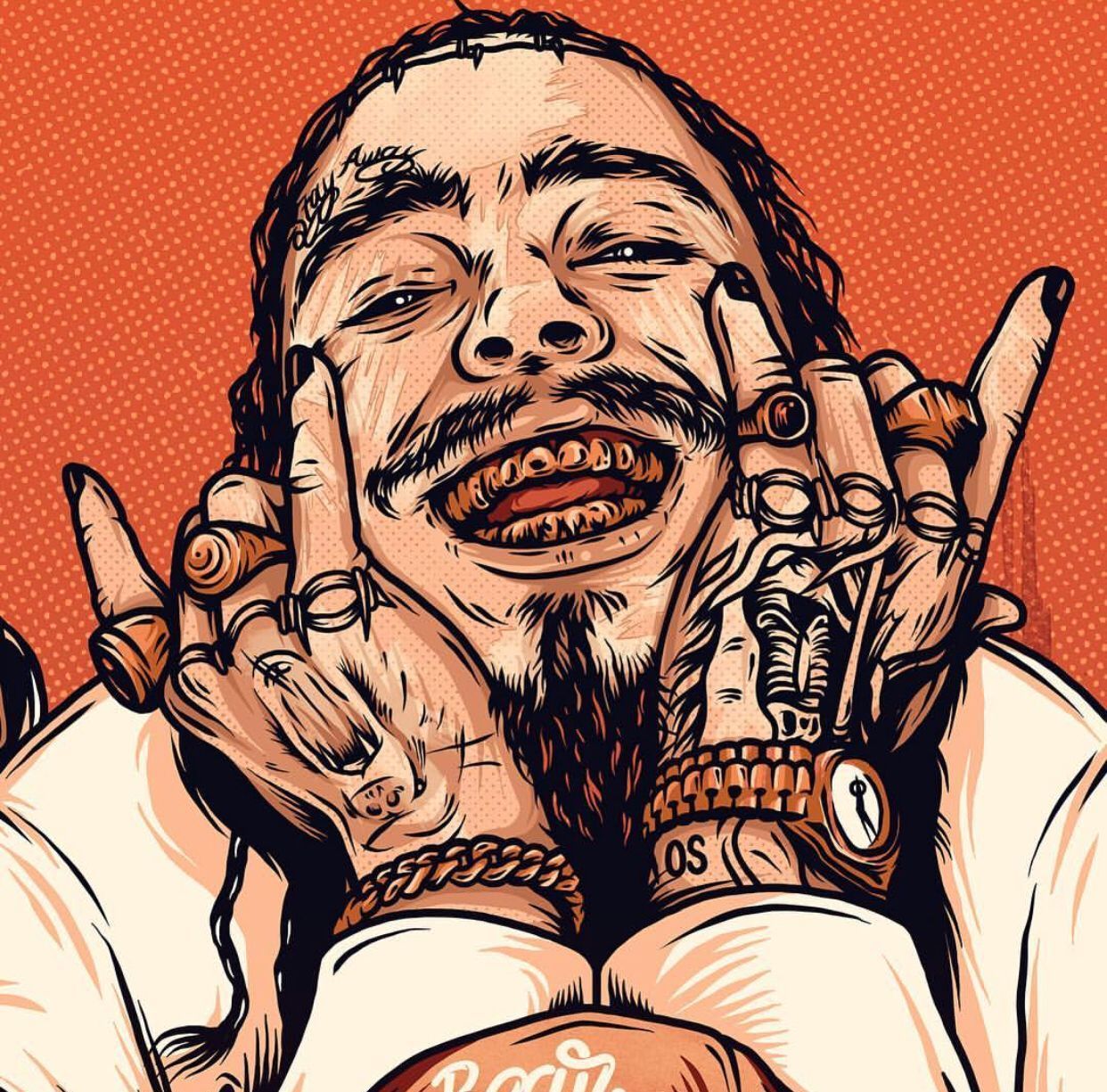 Post Malone Anime Wallpapers - Wallpaper Cave