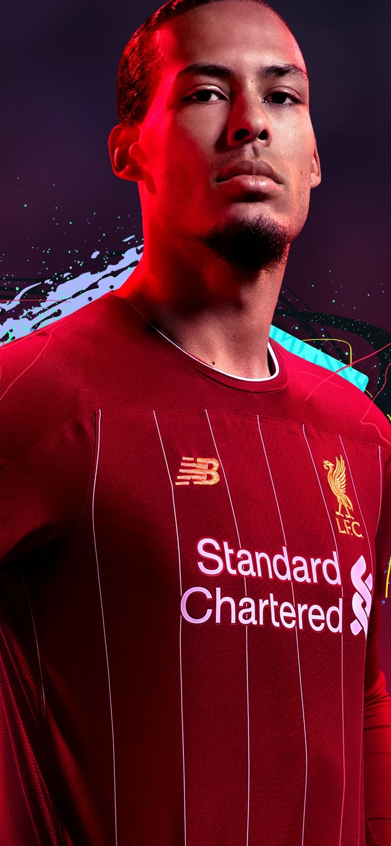 Virgil van Dijk FIFA 20 Poster iPhone XS MAX Wallpaper