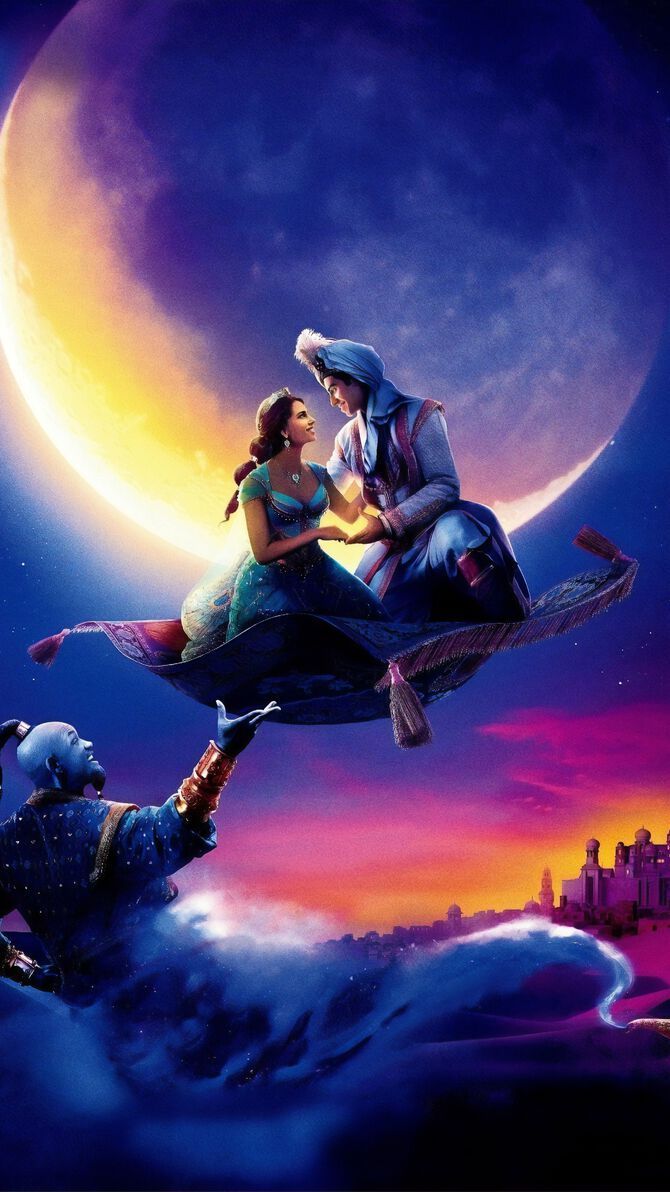 Aladdin (2019) Phone Wallpaper (con imágenes). Walt disney