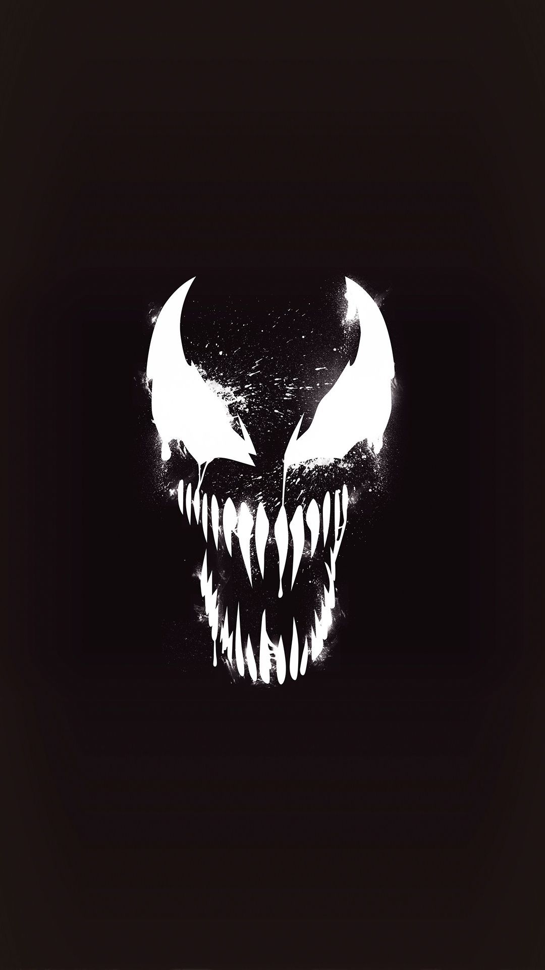 Venom Dark Minimal iPhone Wallpaper. Marvel wallpaper, Marvel