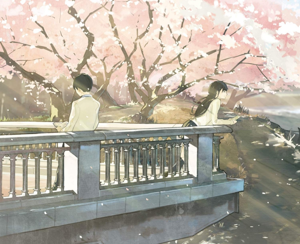 Anime I Want To Eat Your Pancreas Sakura Yamauchi Haruki Shiga Wallpaper. Anime wallpaper, I want to eat your pancreas, Eat your pancreas