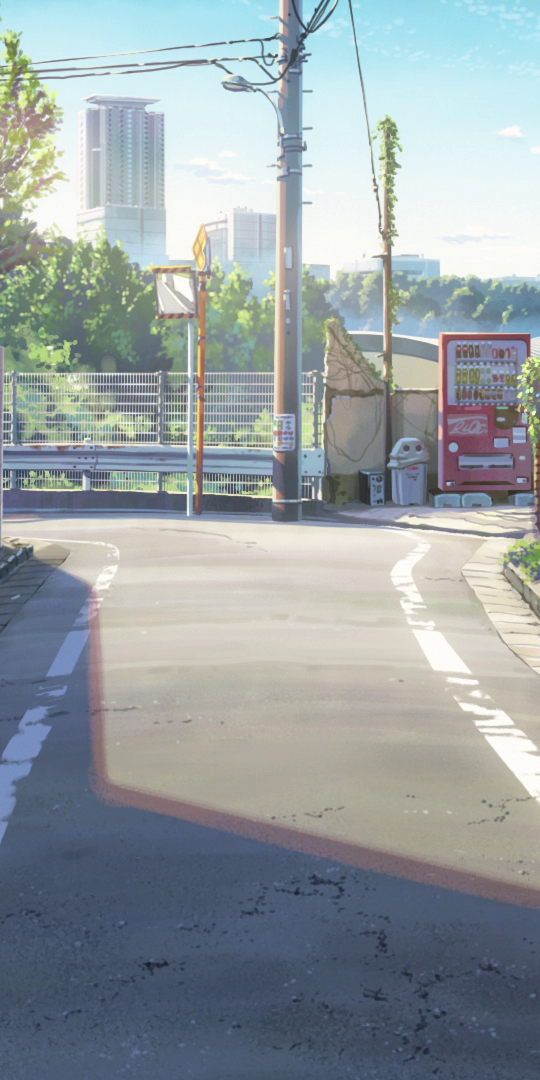 Download 1080x2160 Kimi No Na Wa, Anime Streets, Scenic, City