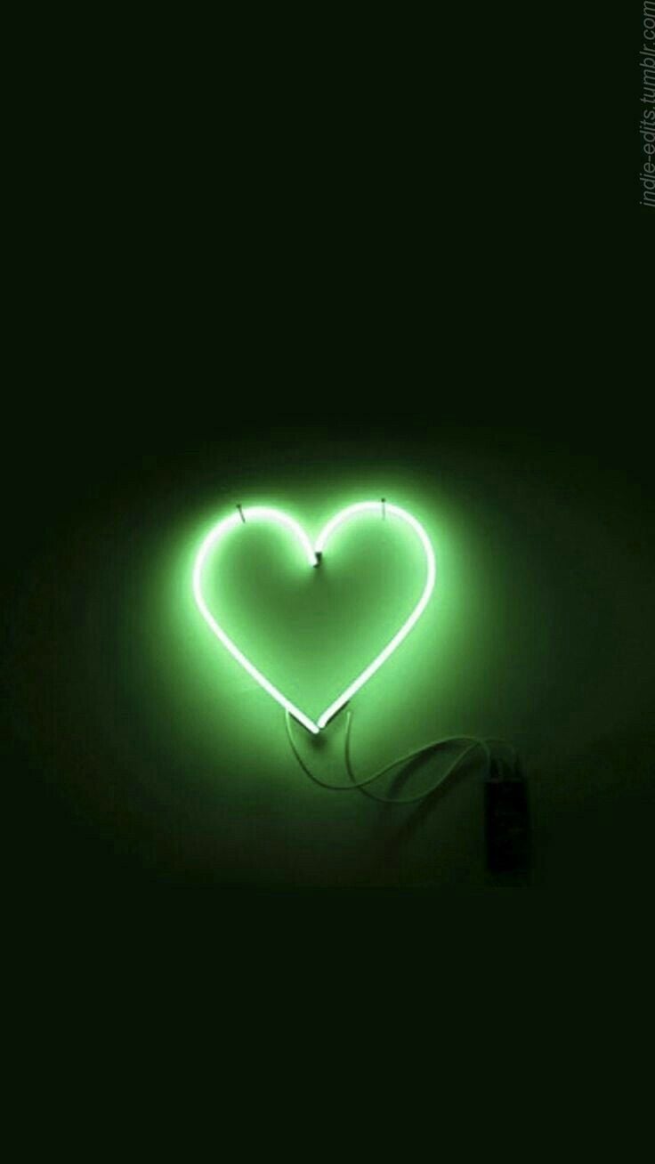 green heart wallpapers