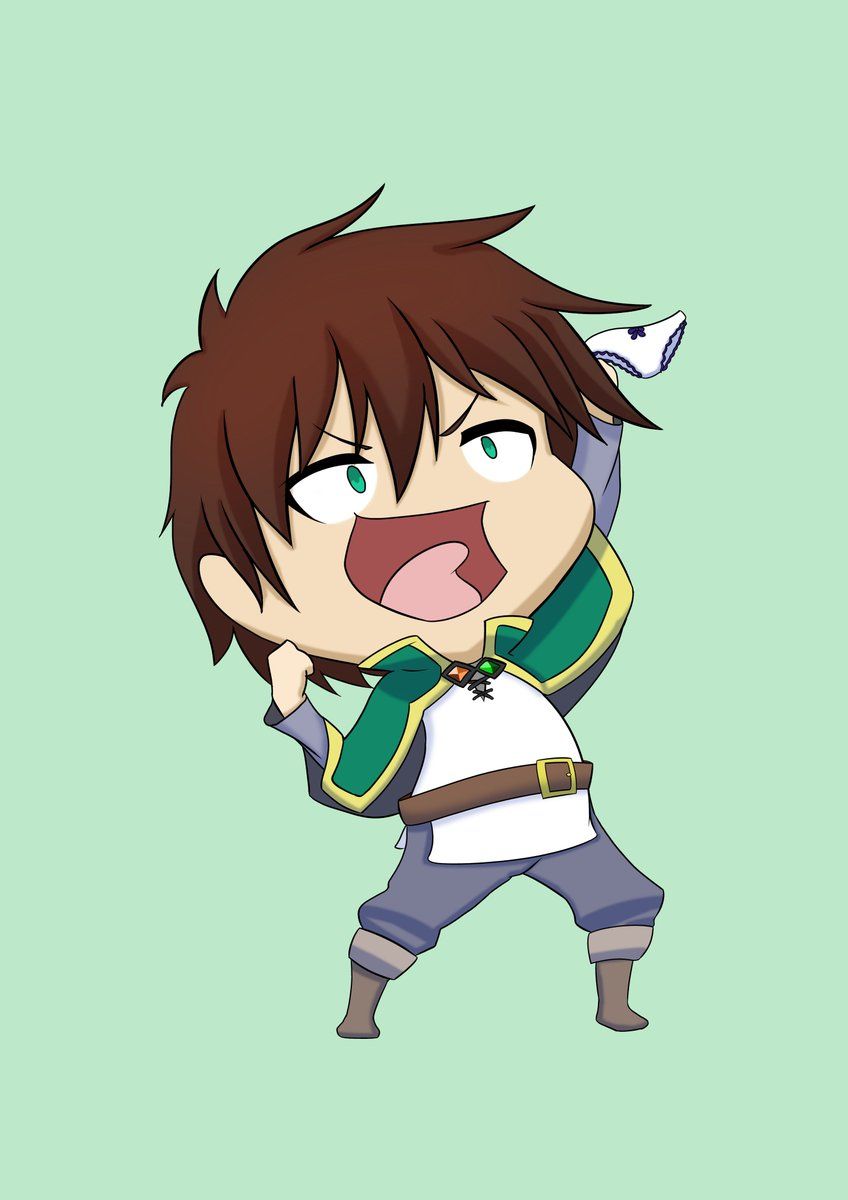 Kazuma, anime, konosuba, HD wallpaper