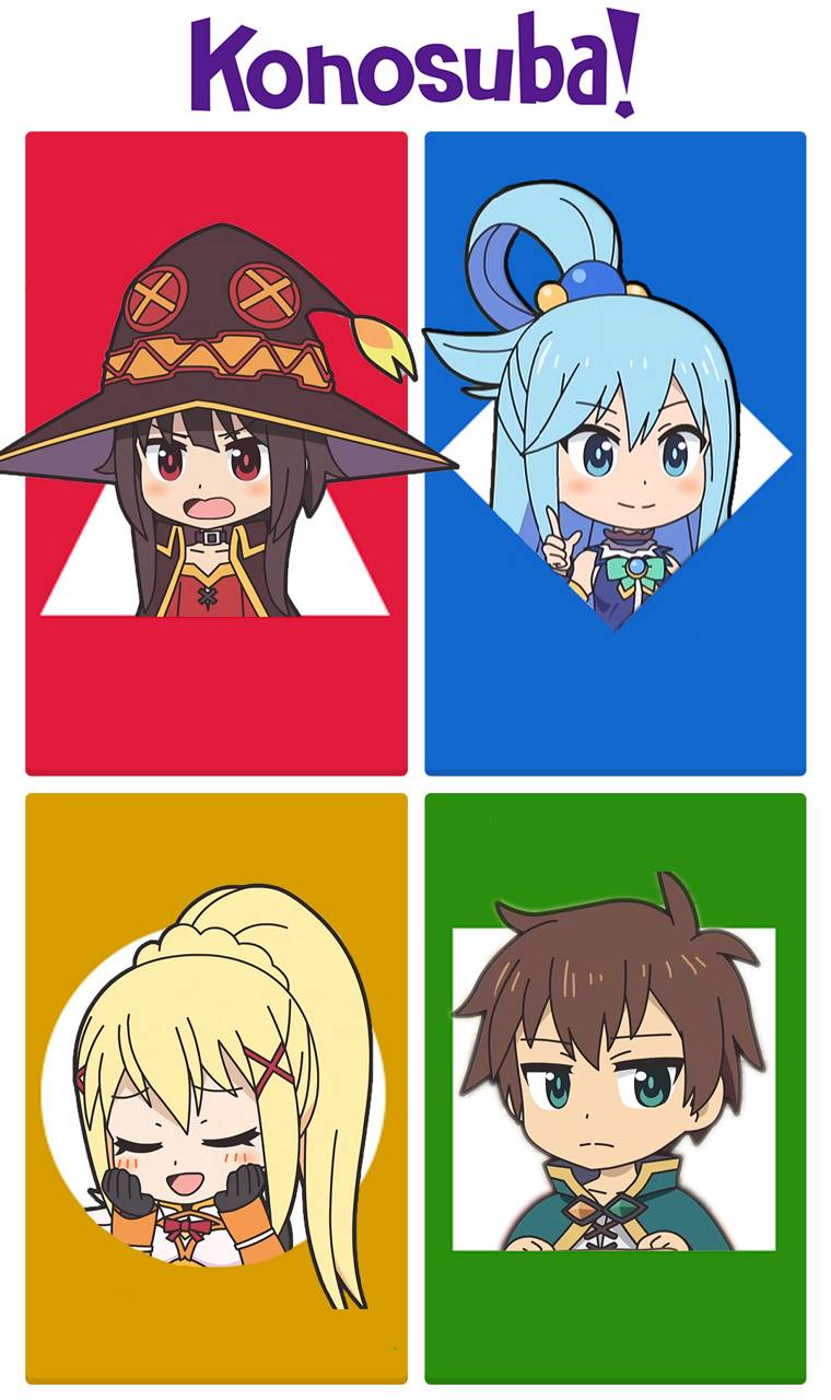 Download Follow the adventures of Kazuma, Aqua and the rest of the Konosuba  gang. Wallpaper