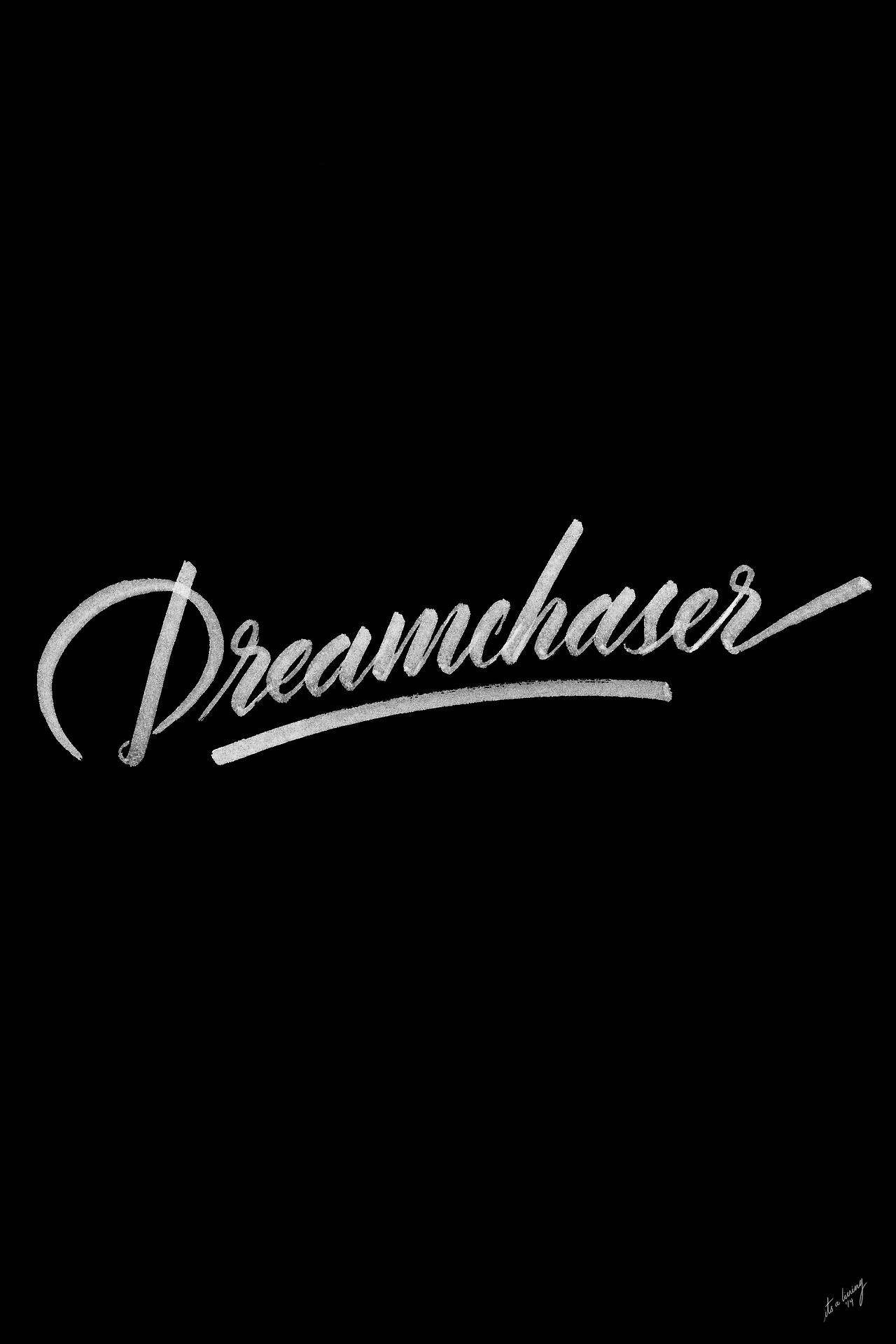 dream chaser. Lettering design, Graffiti lettering, Word design