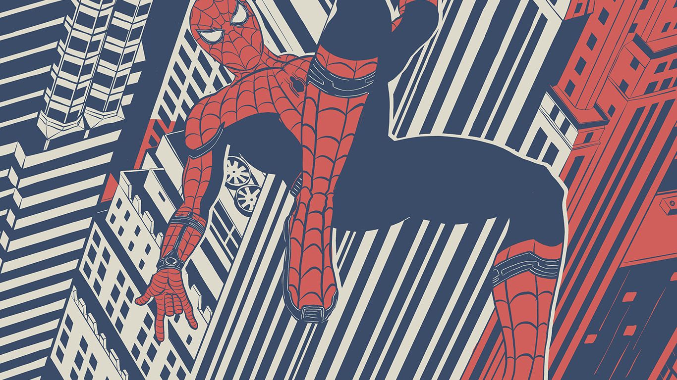 Desktop Wallpaper Spiderman Minimalist Wallpaper