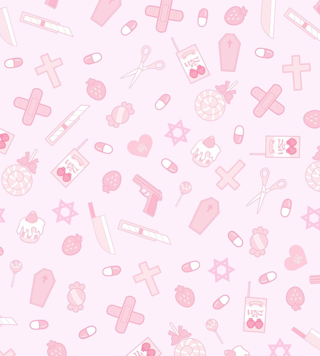 Cutie Hospital. Goth wallpaper, Kawaii wallpaper