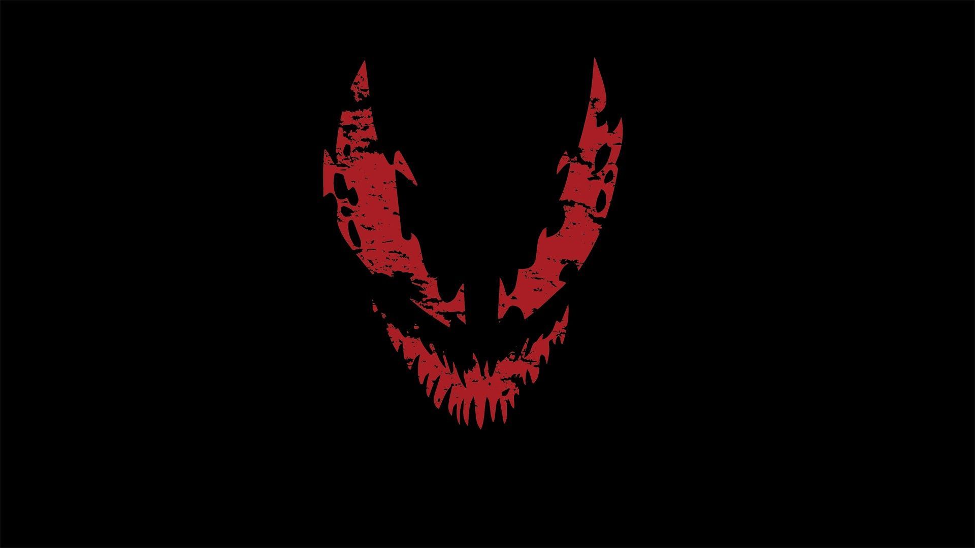 Spider Man, #dark, #Carnage, #minimalism Wallpaper. Marvel