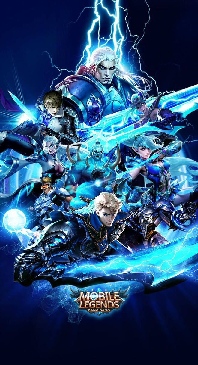 Team Blue Mobile Legends by xuneo. Mobile legend wallpaper, Miya