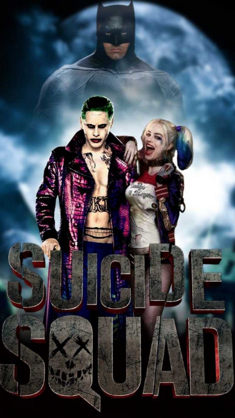 Free download iPhone Wallpaper Harley Quinn and Joker 2019 3D
