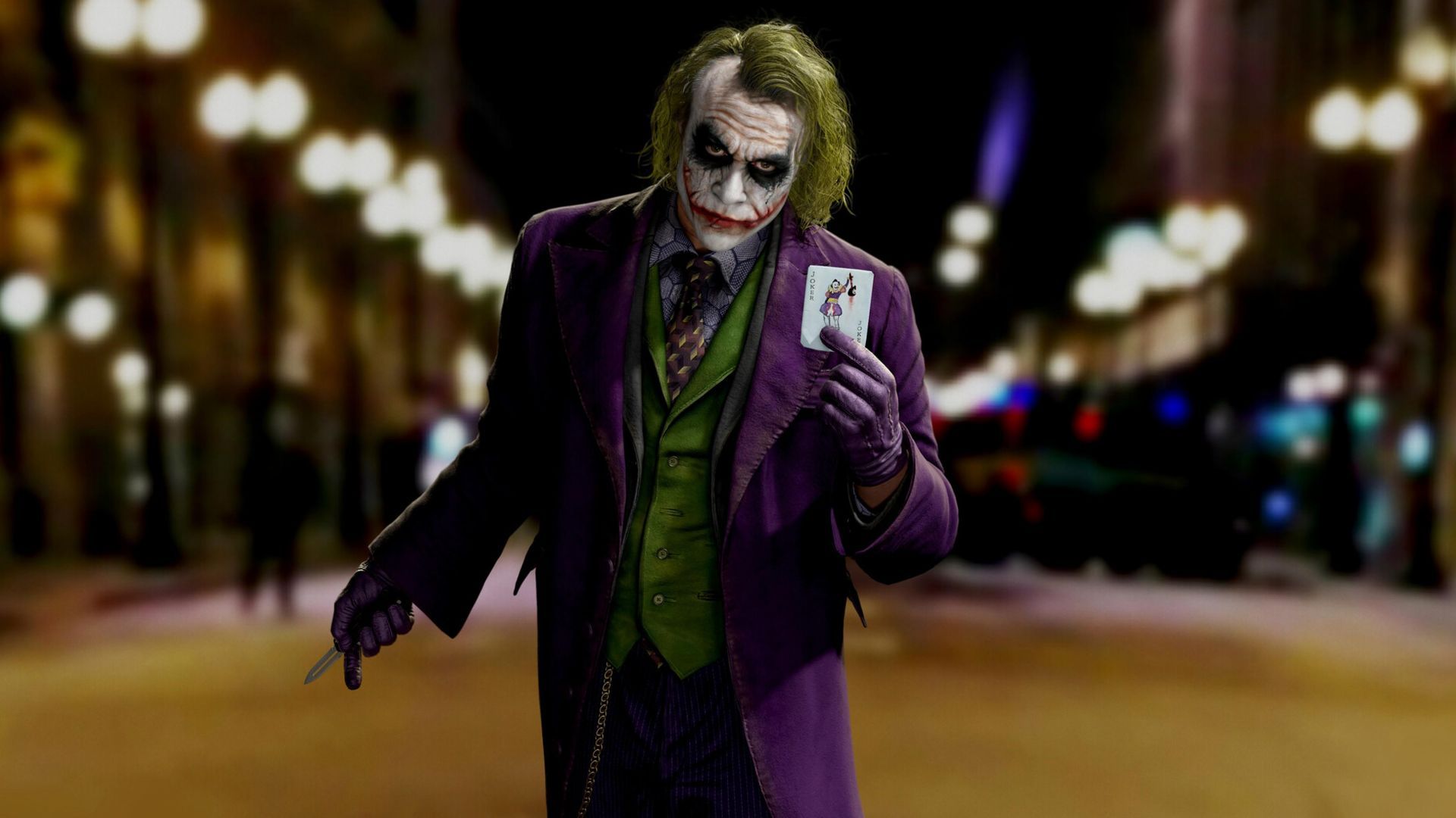 Joker (Heath Ledger) 3D Desktop HD .renderhub.com
