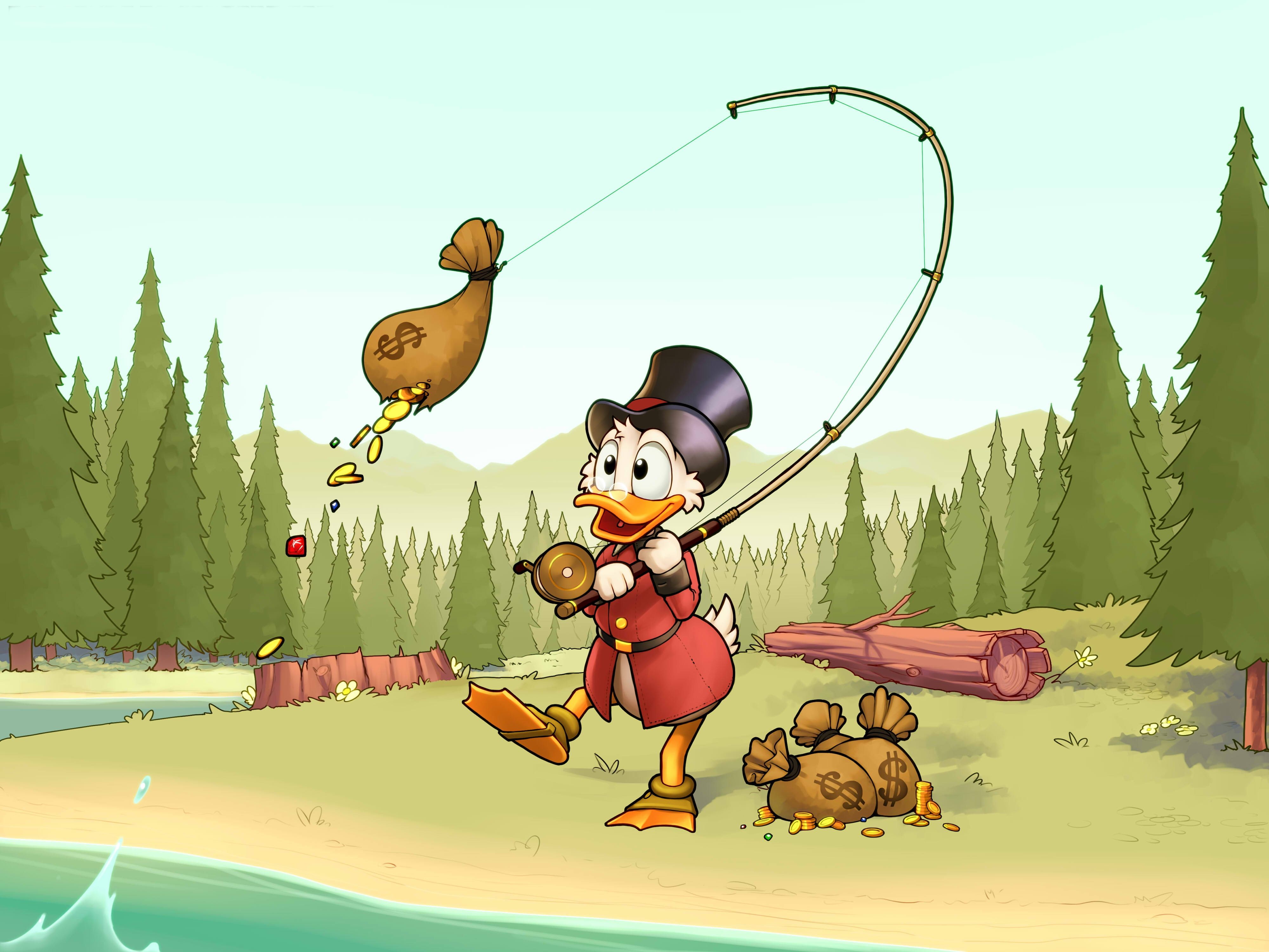 cartoon #humor Scrooge McDuck #DuckTales Walt Disney #coins K