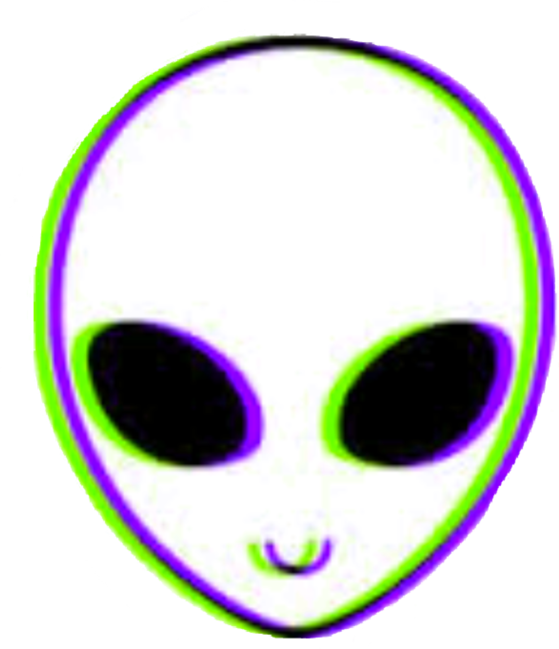 Download Free png HD Cute Tumblr Alien Teal Aesthetic Anime Png