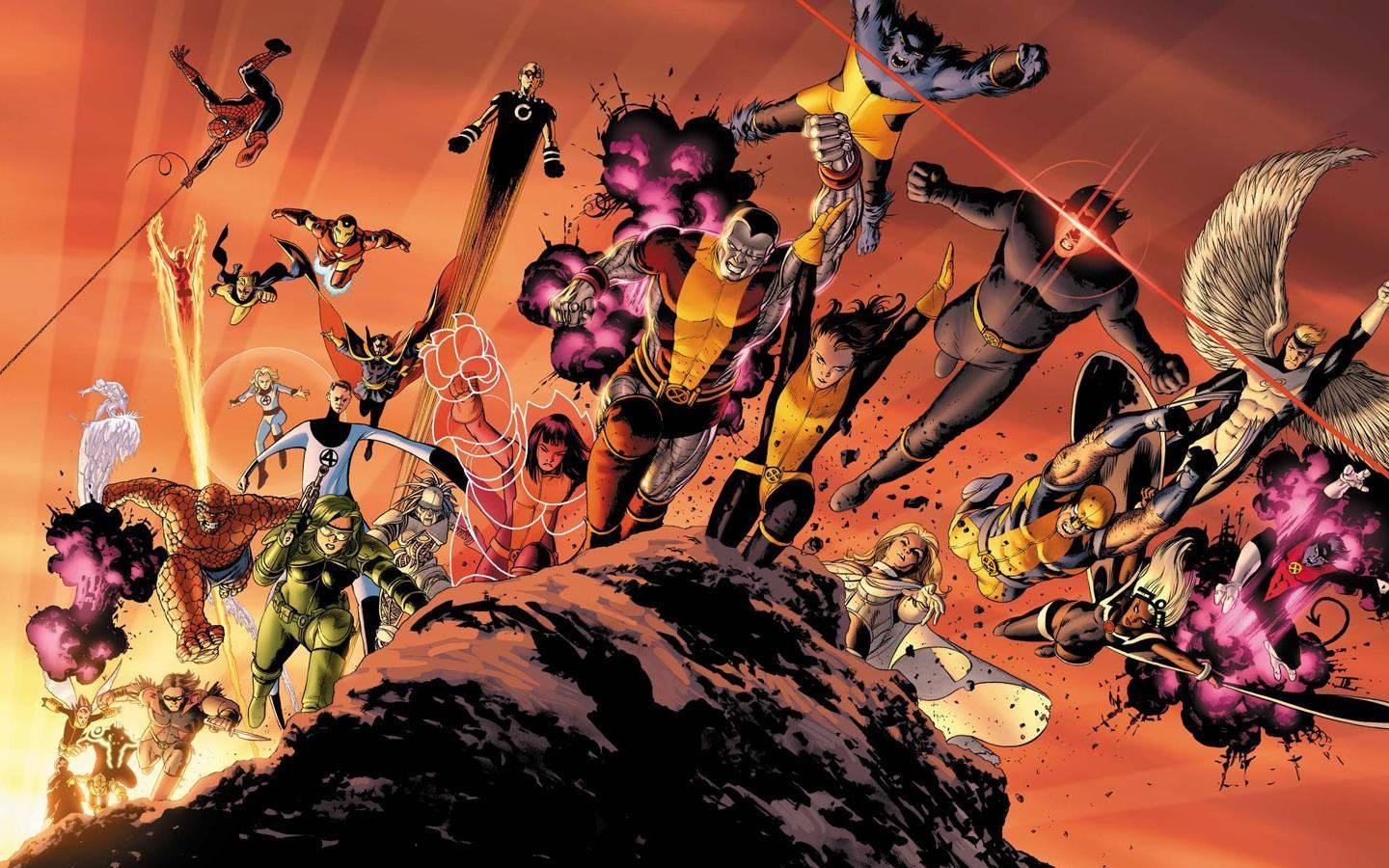 Comics, Wolverine, Cyclops Wallpaper HD / Desktop X