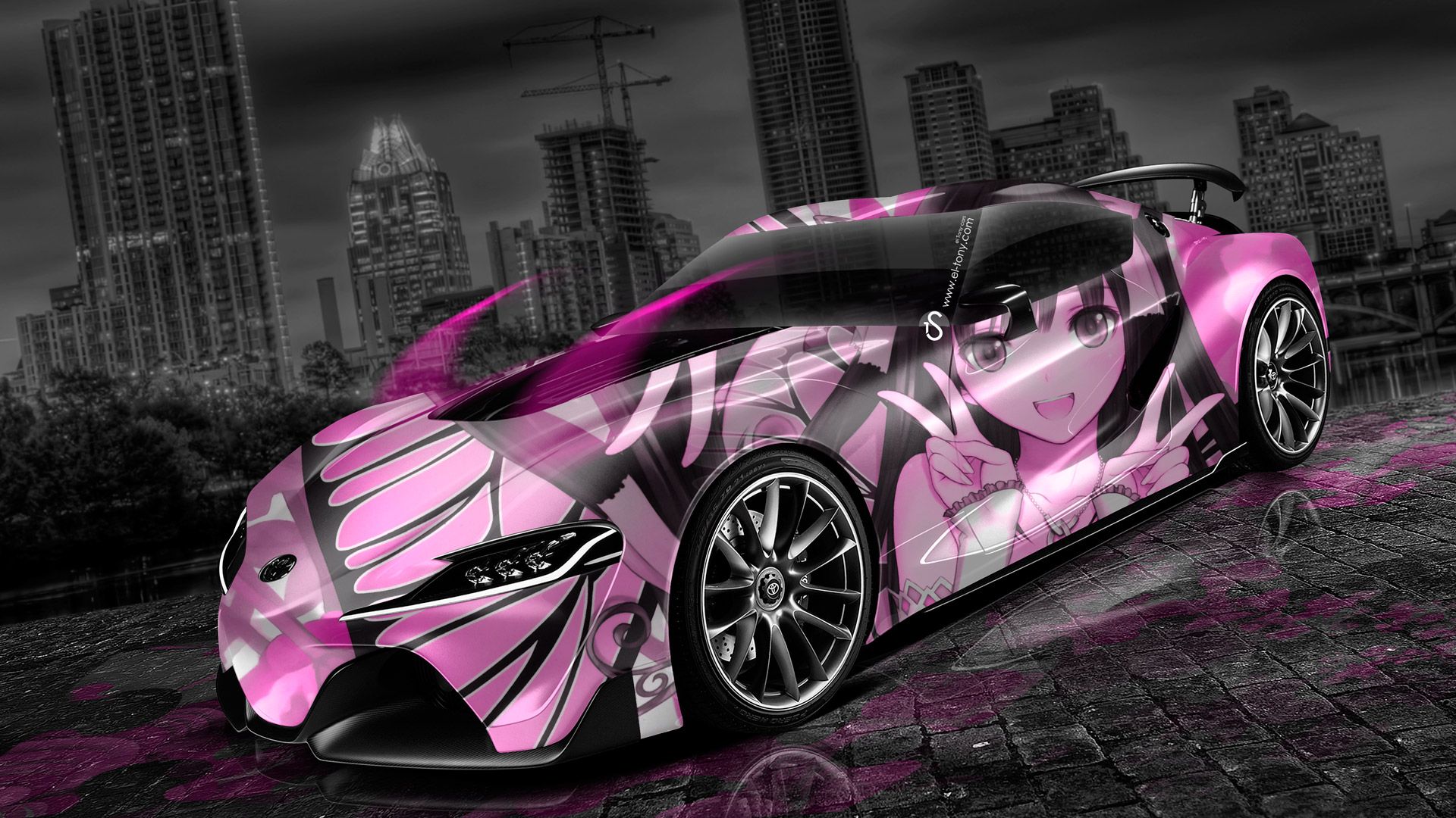 Toyota FT 1 Anime Aerography City Car 2014