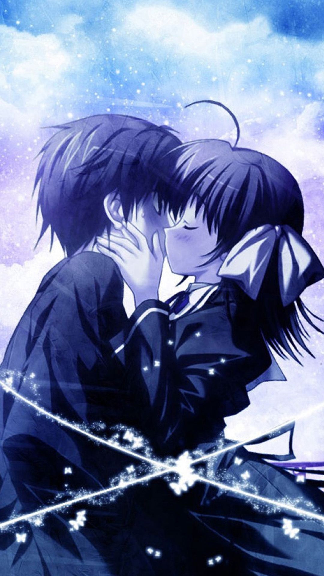 Anime Couple Kissing HD Anime Couple Wallpapers | HD Wallpapers | ID #85543
