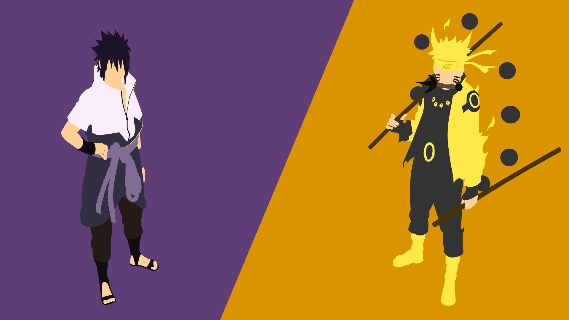 Sasuke And Naruto Wallpaper