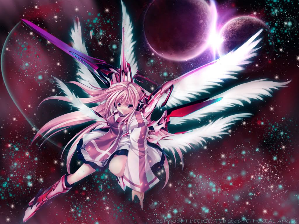 Anime Desktops Wallpaper Angel Anime Girl