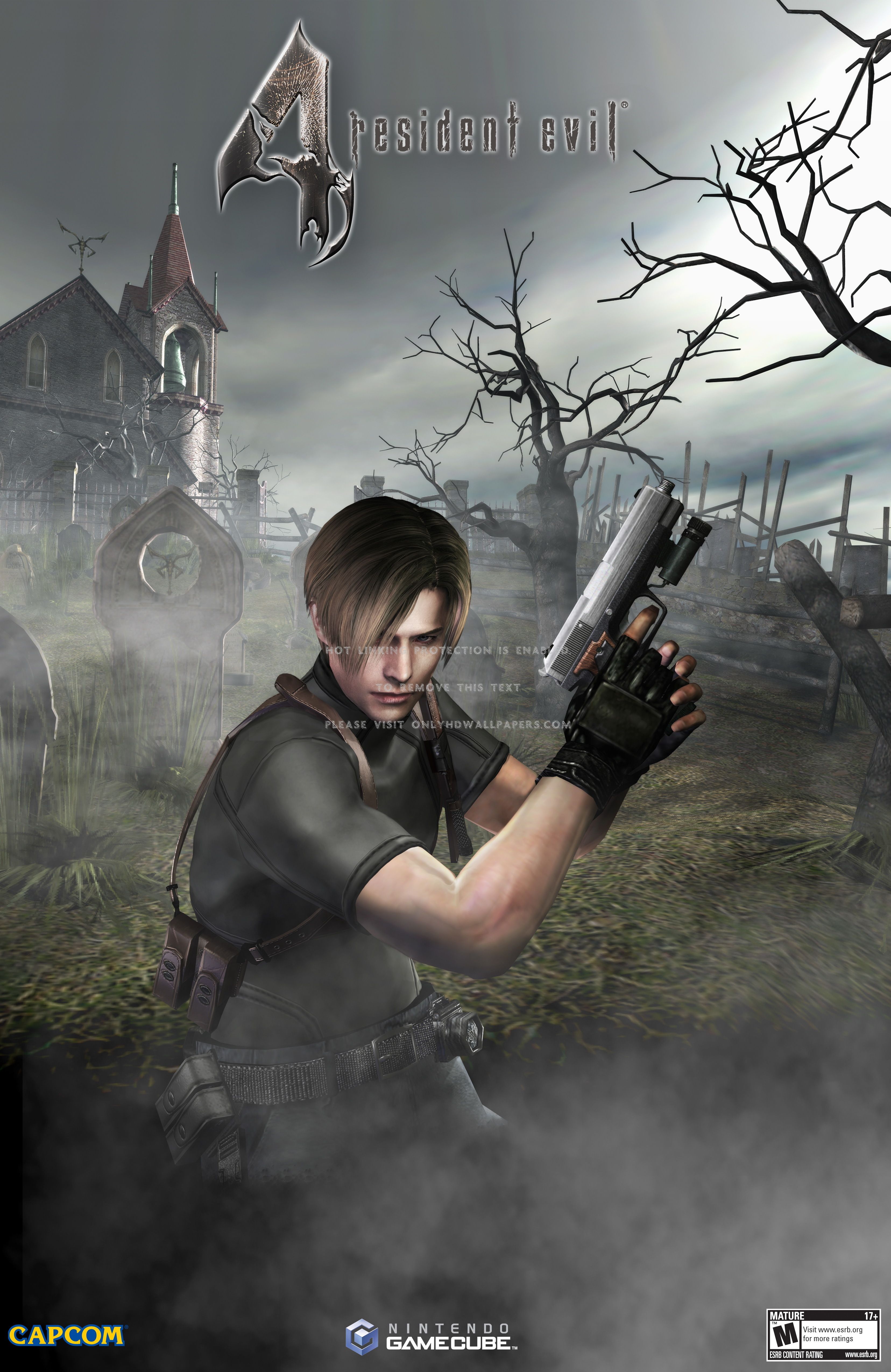 Leon Resident Evil 4 Poster, HD Wallpaper & background Download
