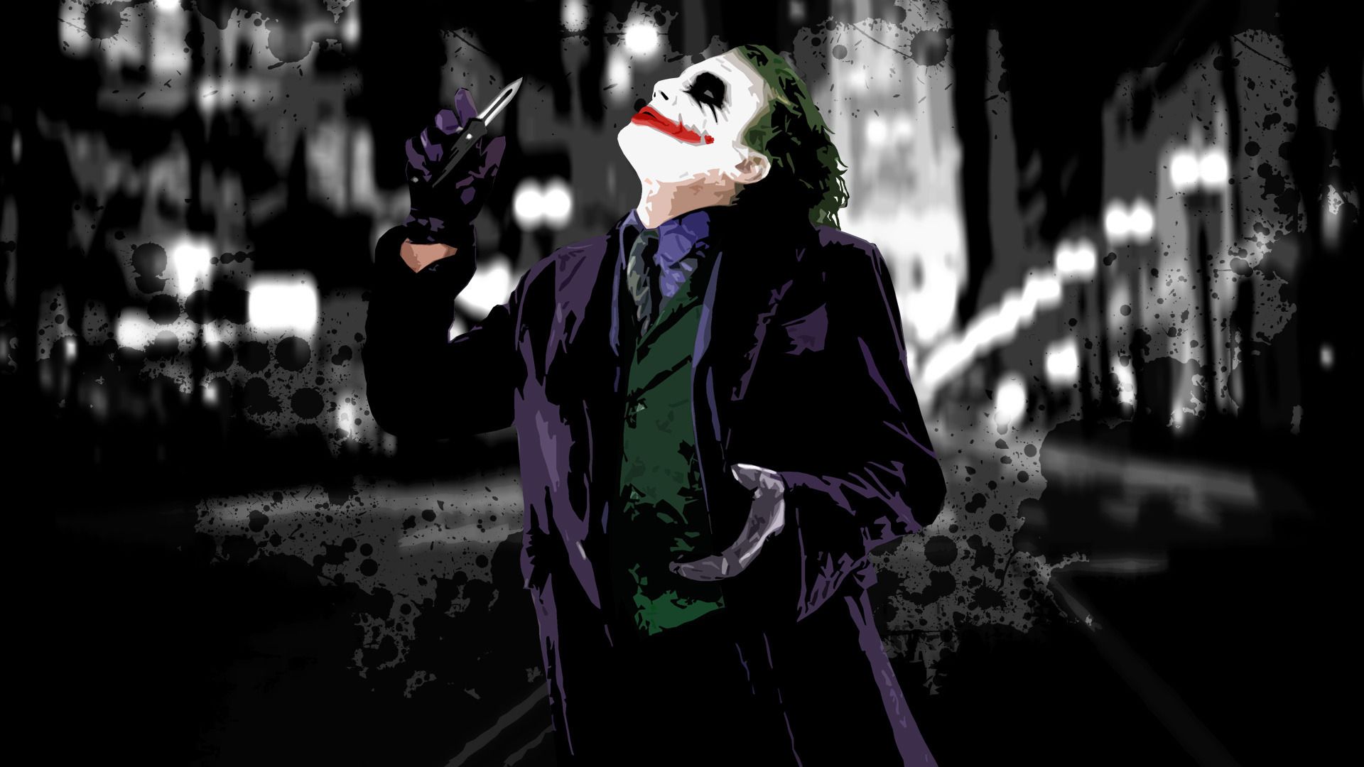 Desktop Wallpaper The Dark Knight Joker hero film